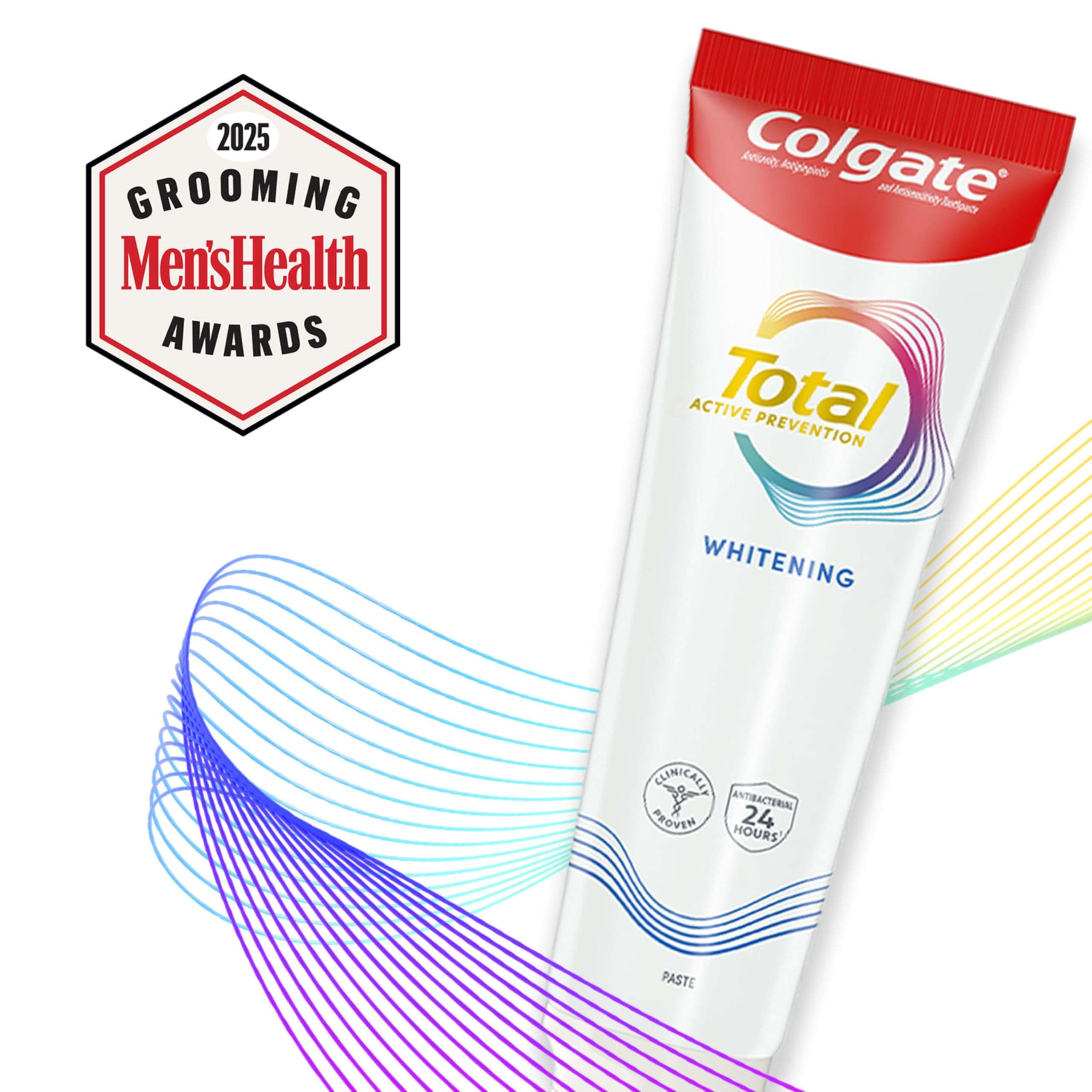 Colgate Total Whitening Toothpaste Paste, 5.1 oz, 4 Pack, Fluoride, Antibacterial, for Plaque, Gingivitis, Sensitivity, Stain Removal, Clinically Proven, Mint, Teeth Whitening, Stannous Fluoride - Image 4
