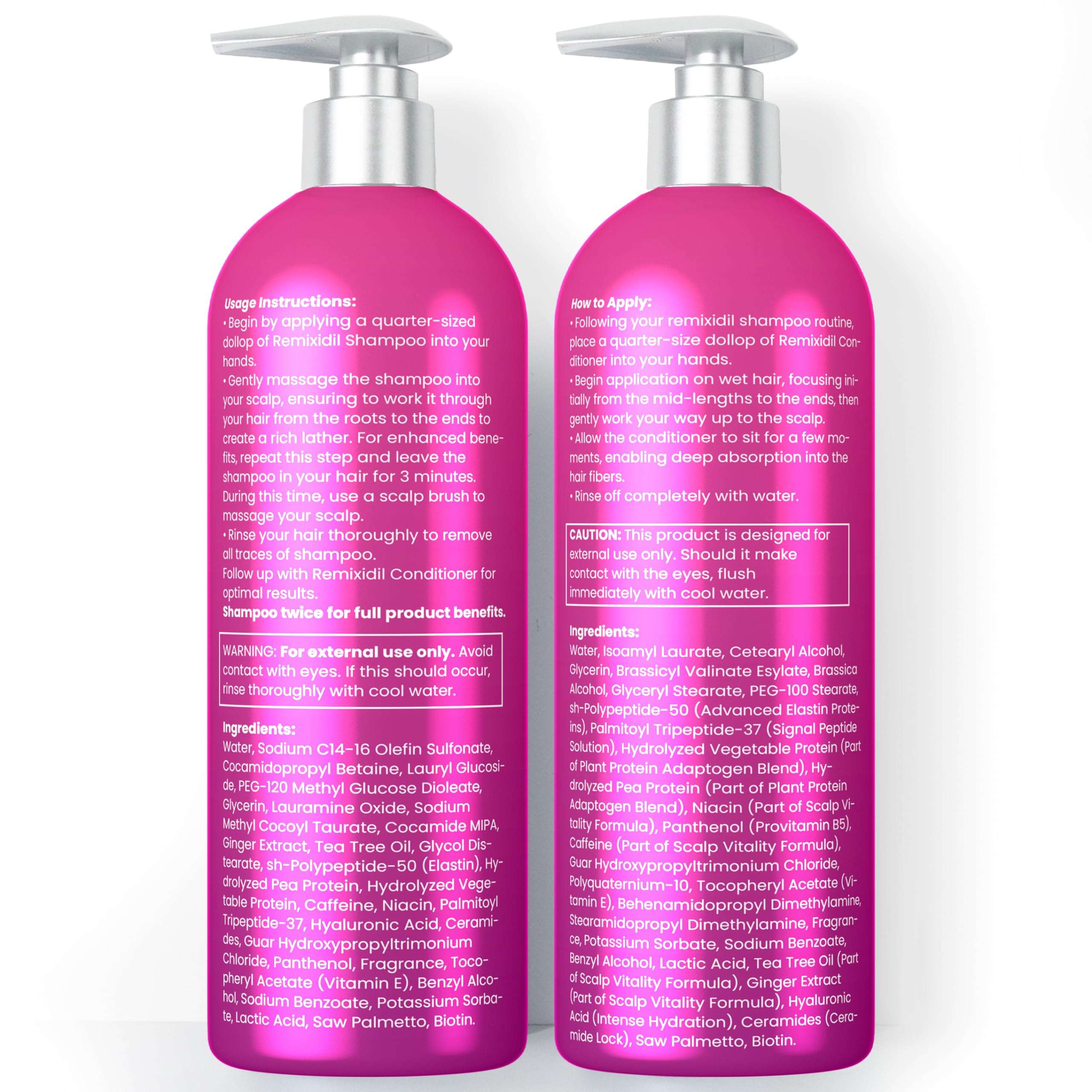 34 OZ Hair Growth Shampoo and Conditioner Set for Women | Effective Hair Regrowth Treatment | Strengthening, Thickening & Soothing Formula for Healthy, Vibrant Hair | Salon Size - Image 7