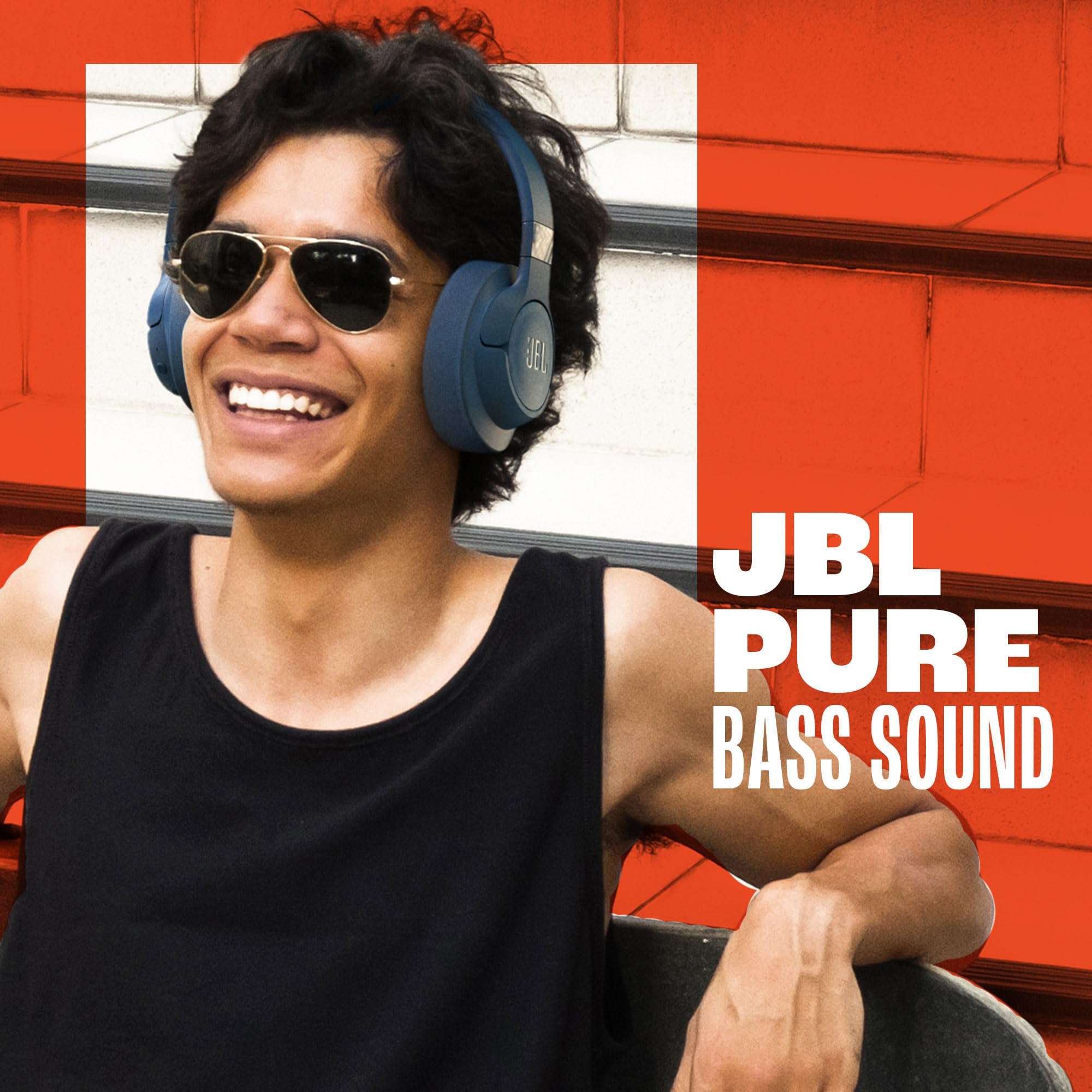 JBL Tune 720BT - Wireless Over-Ear Headphones with JBL Pure Bass Sound, Bluetooth 5.3, Up to 76H Battery Life and Speed Charge, Lightweight, Comfortable and Foldable Design (Blue) - Image 6