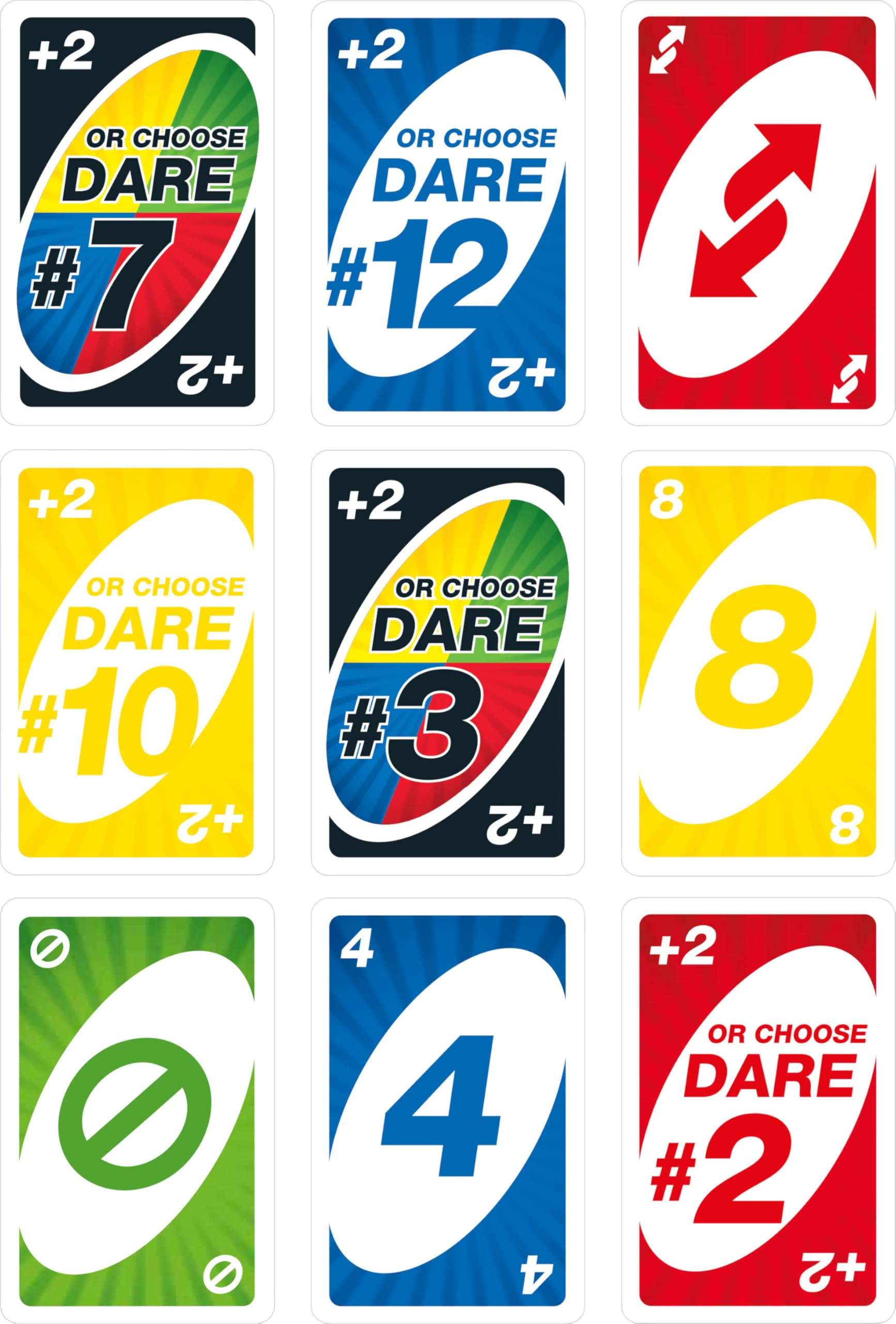 Mattel Games UNO Dare Card Game for Families & Parties Featuring Challenging & Silly Dares from 3 Different Categories - Image 6