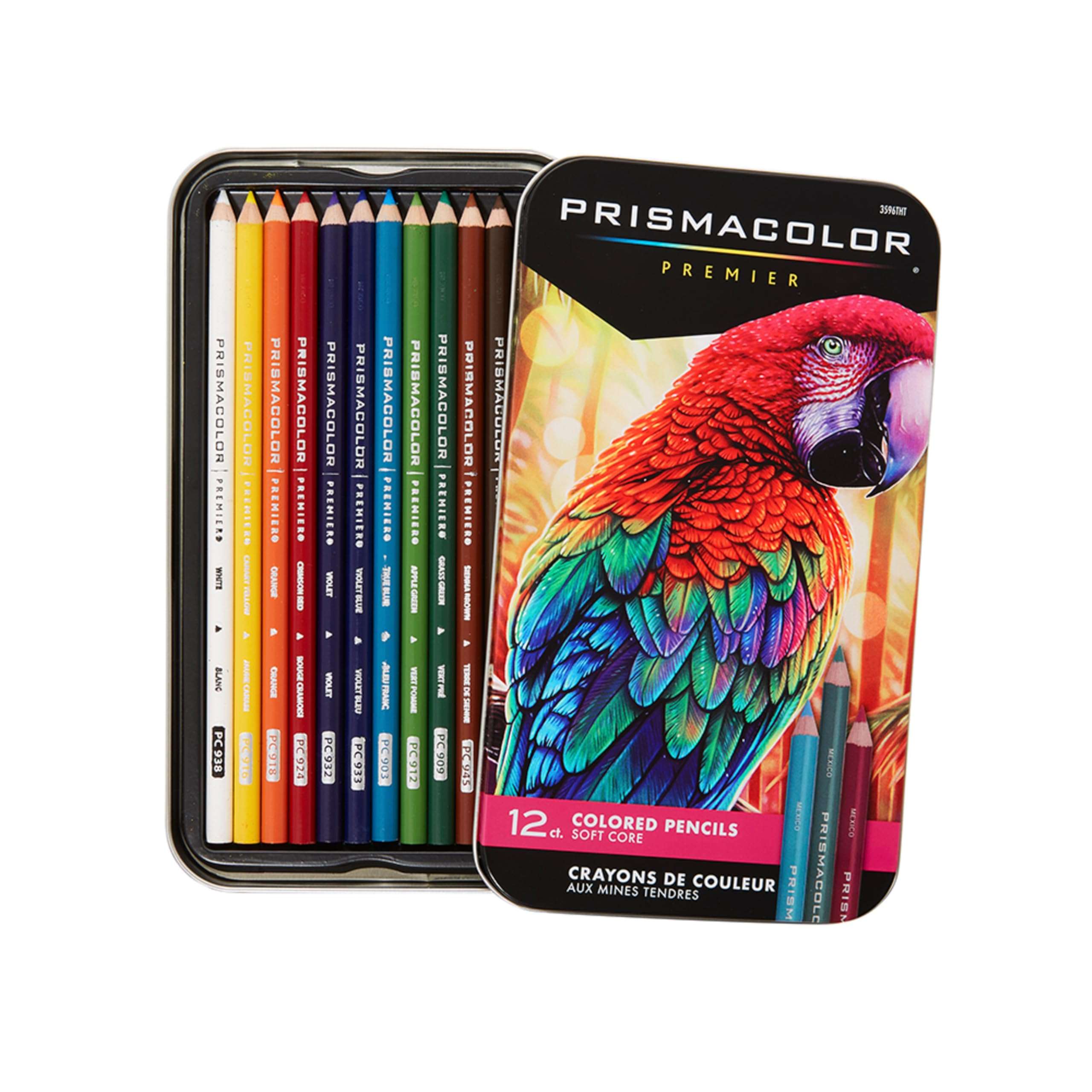 Prismacolor Premier Colored Pencils, Soft Core, Adult Coloring, 12 Pack - Image 1