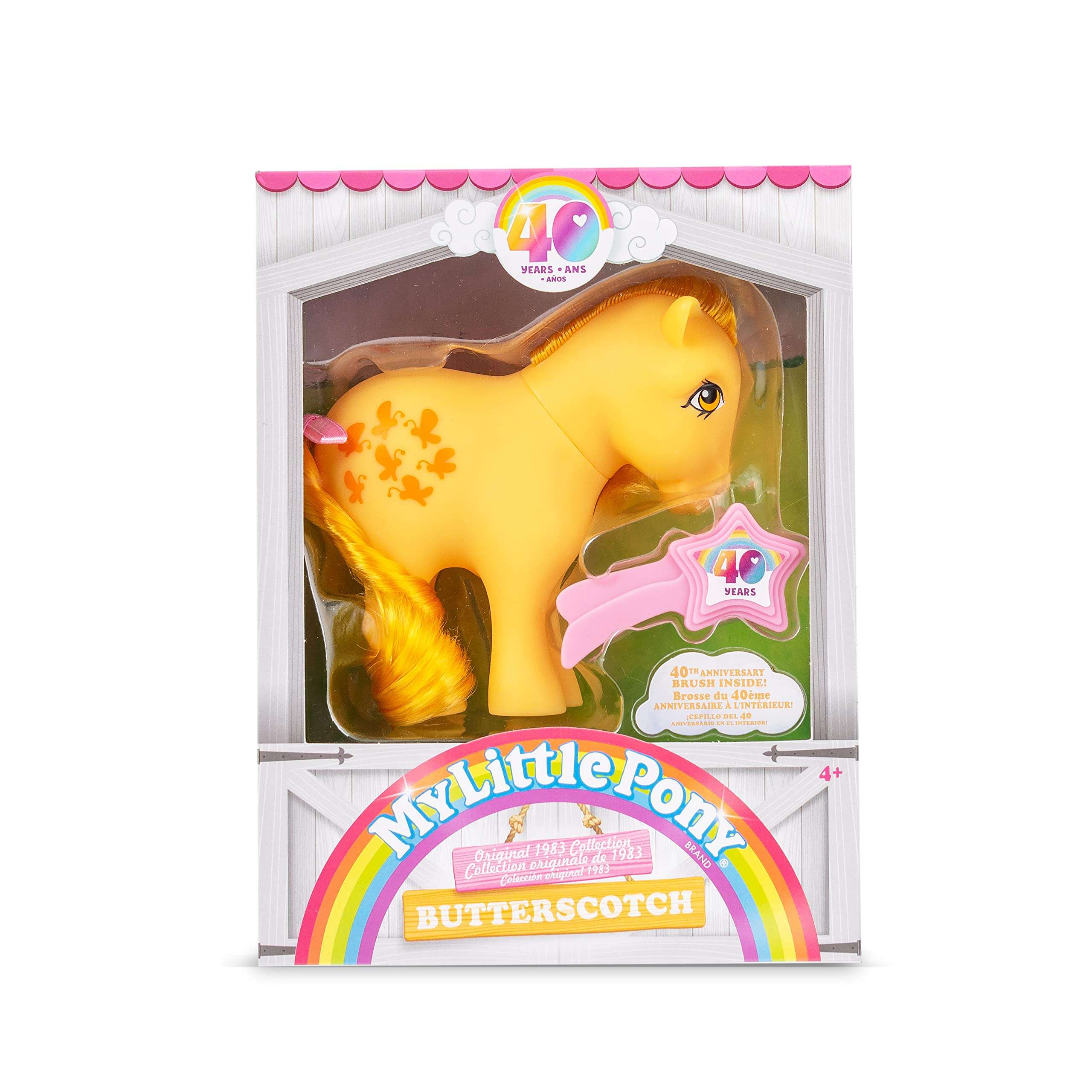 My Little Pony, 40th Anniversary 4-Inch Blue Belle, Original 1983 Collection, Long, Brushable Mane and Tail, Action Figure, Great for Kids, Toddlers, Girls, Ages 4+ - Image 6