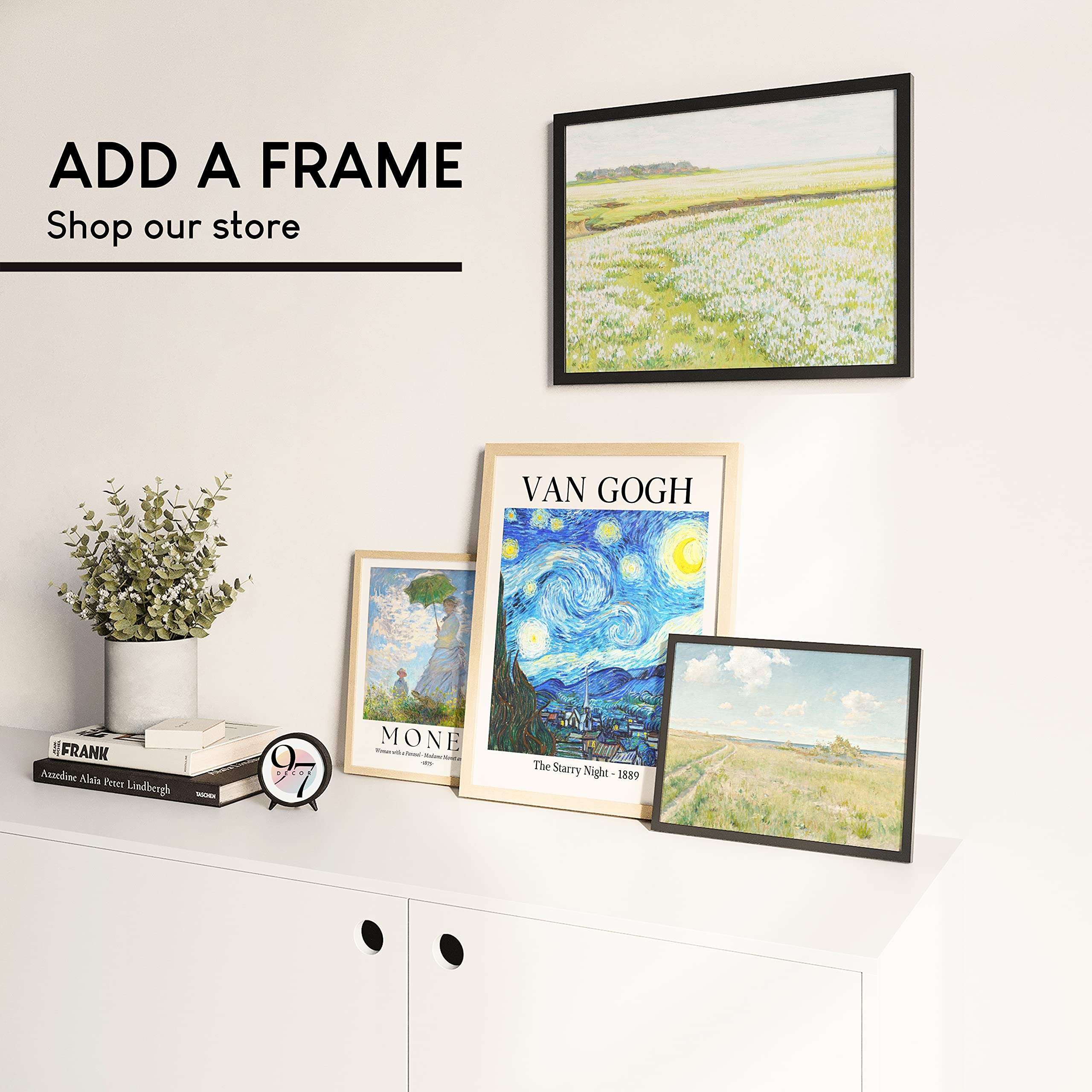 97 Decor Colorful Eclectic Decor - Eclectic Wall Art Posters, Funky Gallery Wall Art Prints for Home Bedroom, Maximalist Decorations Famous Artist Painting Pictures (UNFRAMED) - Image 2