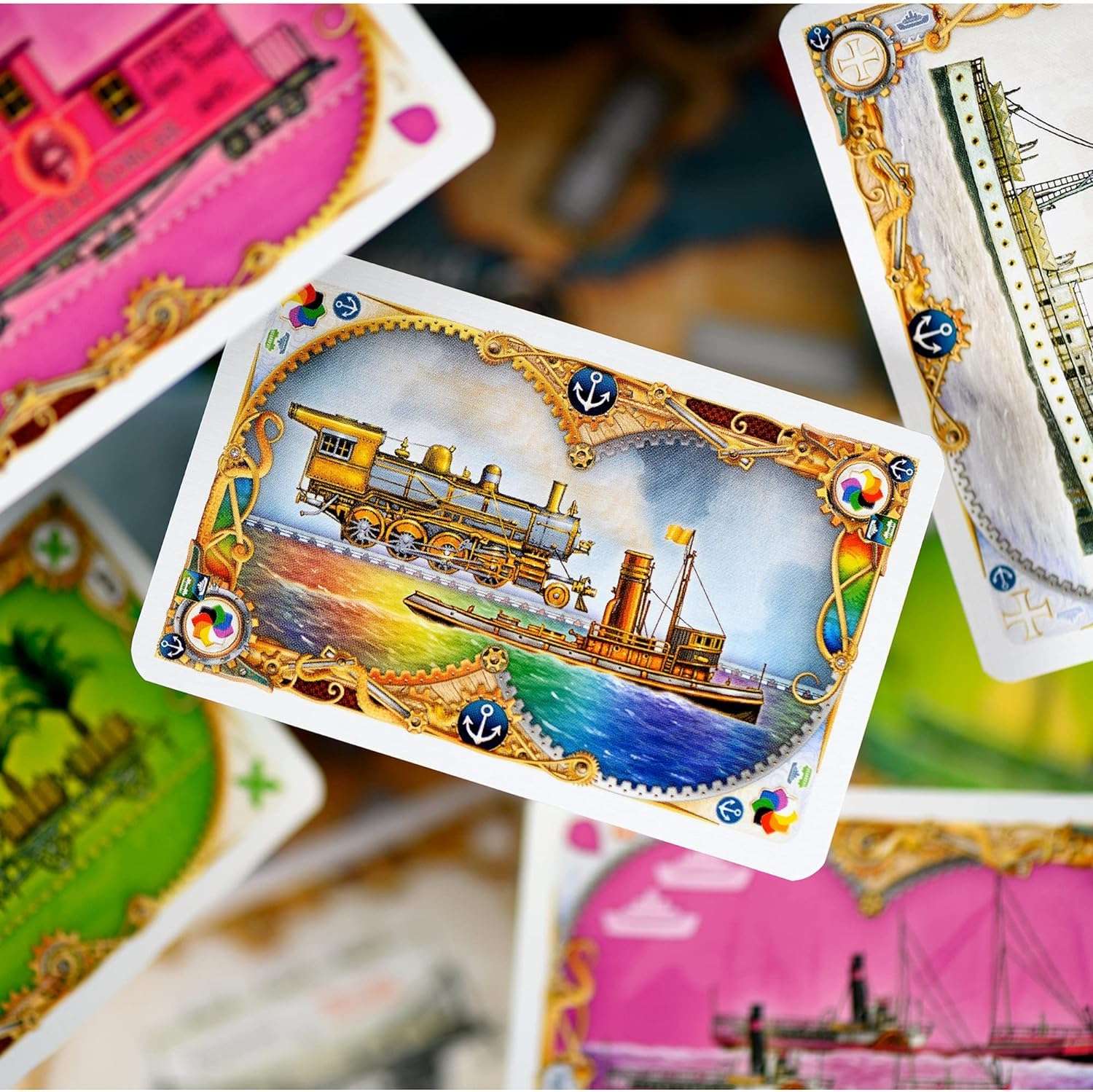 Asmodee Ticket to Ride Rails & Sails Board Game - Train Route-Building Strategy Game, Family Fun for Kids & Adults, Ages 10+, 2-5 Players, 90-120 Minute Playtime - Image 7
