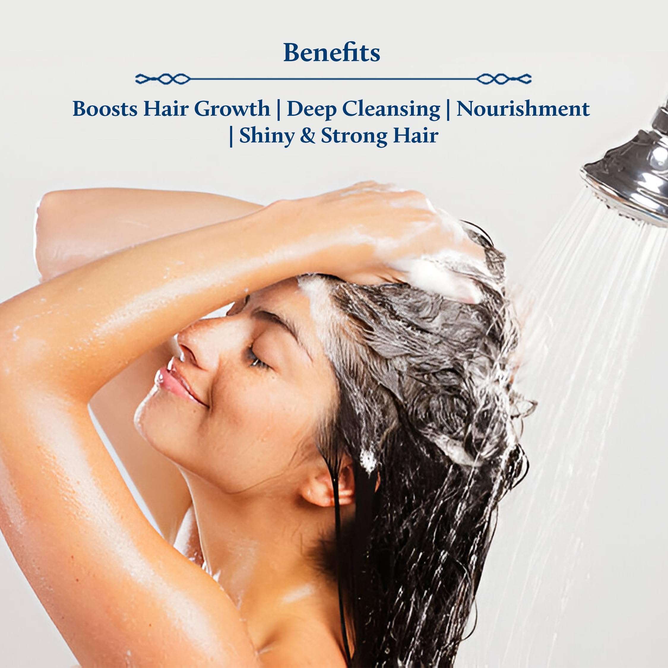 Blue Nectar Keratin Rosemary Shampoo for Hair Growth | Natural Shampoo for Curly, Frizzy & Dry Hair | Paraben & Sulphate Free for Men & Women (16 Herbs, 6.76 Fl Oz) - Image 3