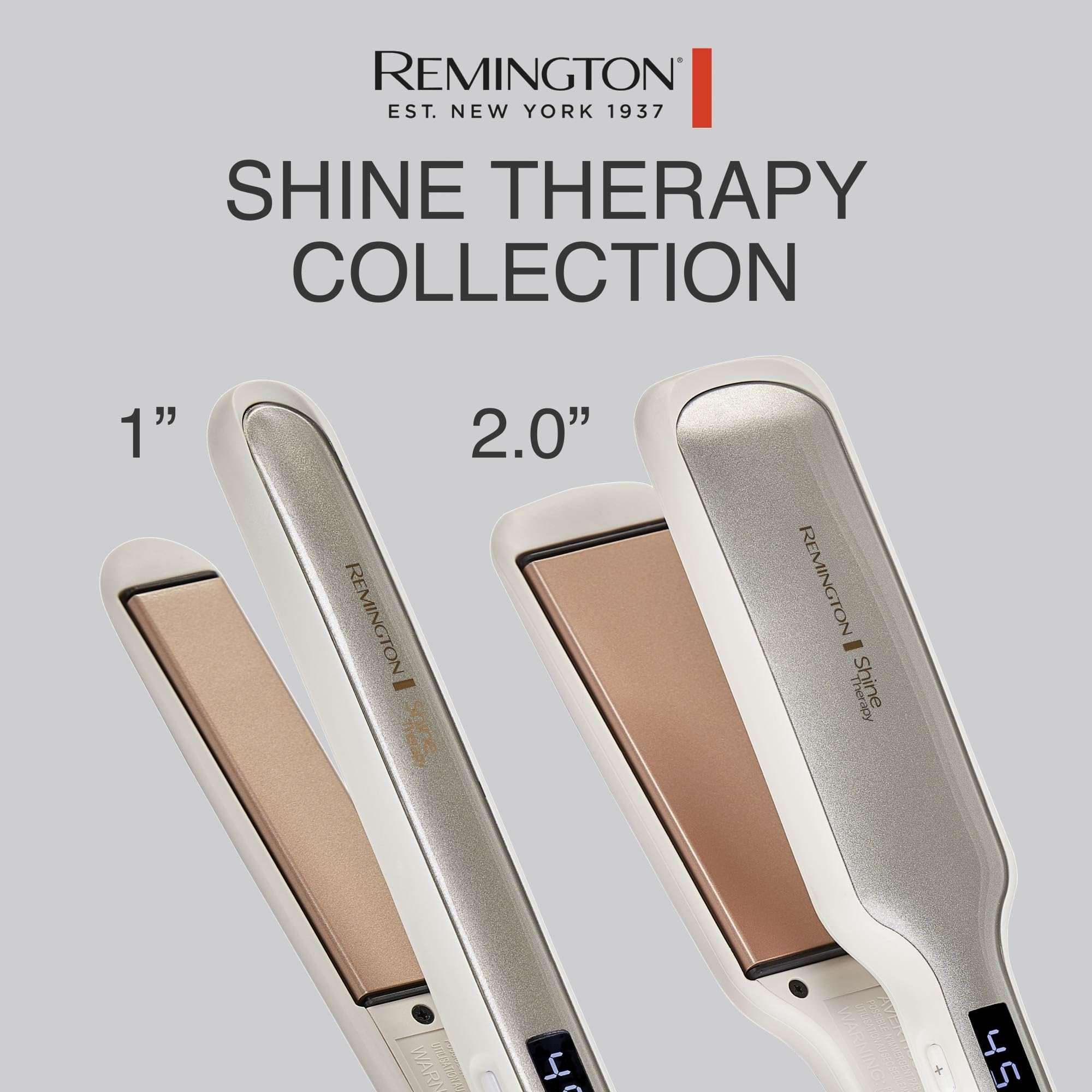 Remington Shine Therapy 1 inch Hair Straightener Iron, Flat Iron Infused with Argan Oil & Keratin, Professional Ceramic Flat Iron for Less Frizz, Shines and Smooth, Styling Tools - Image 3