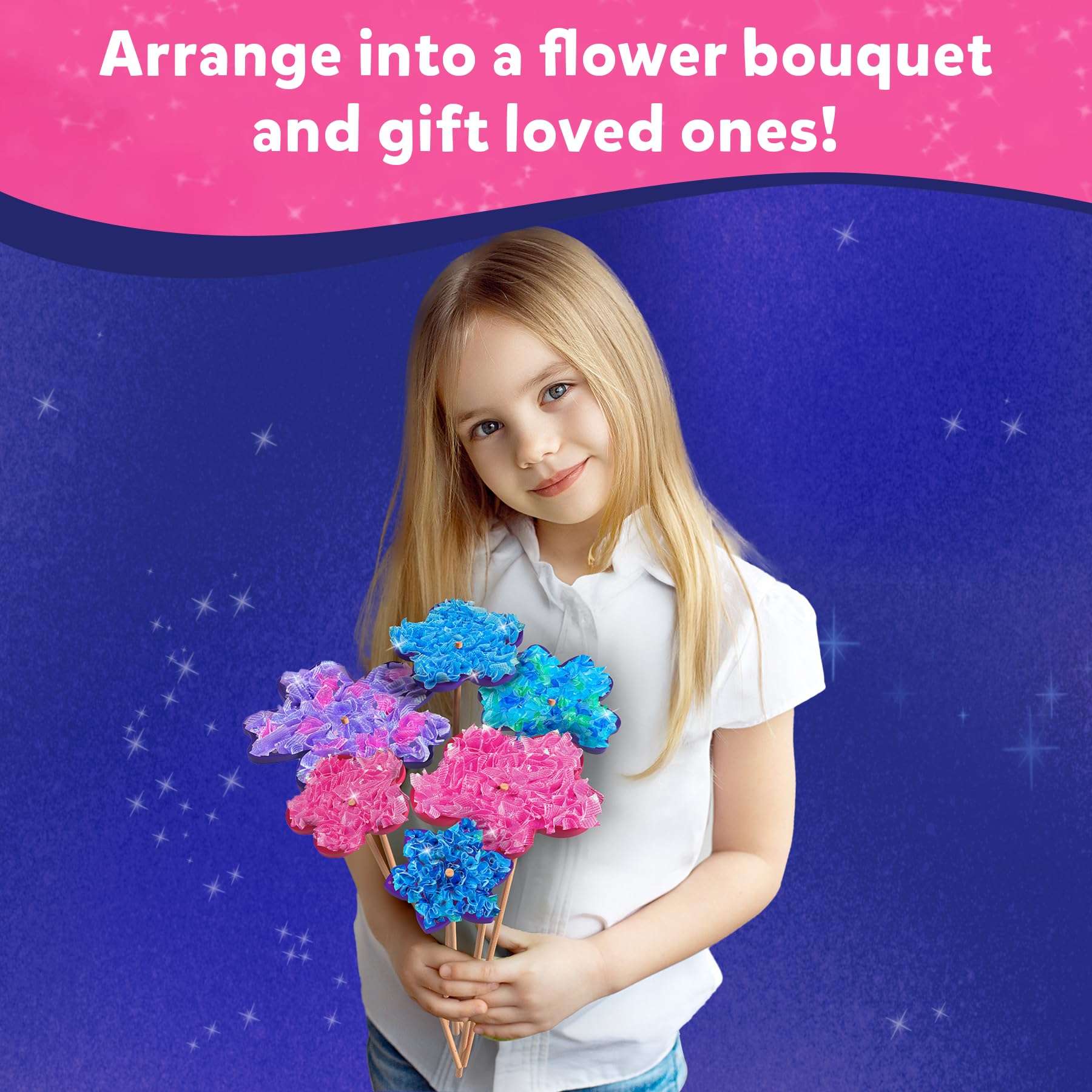 Skillmatics Poke-in Art - Flower Bouquet, Mess-Free Creative Activity, DIY Wood Craft Kits, Gifts for Girls & Boys Ages 4, 5, 6, 7, 8, 9 - Image 6