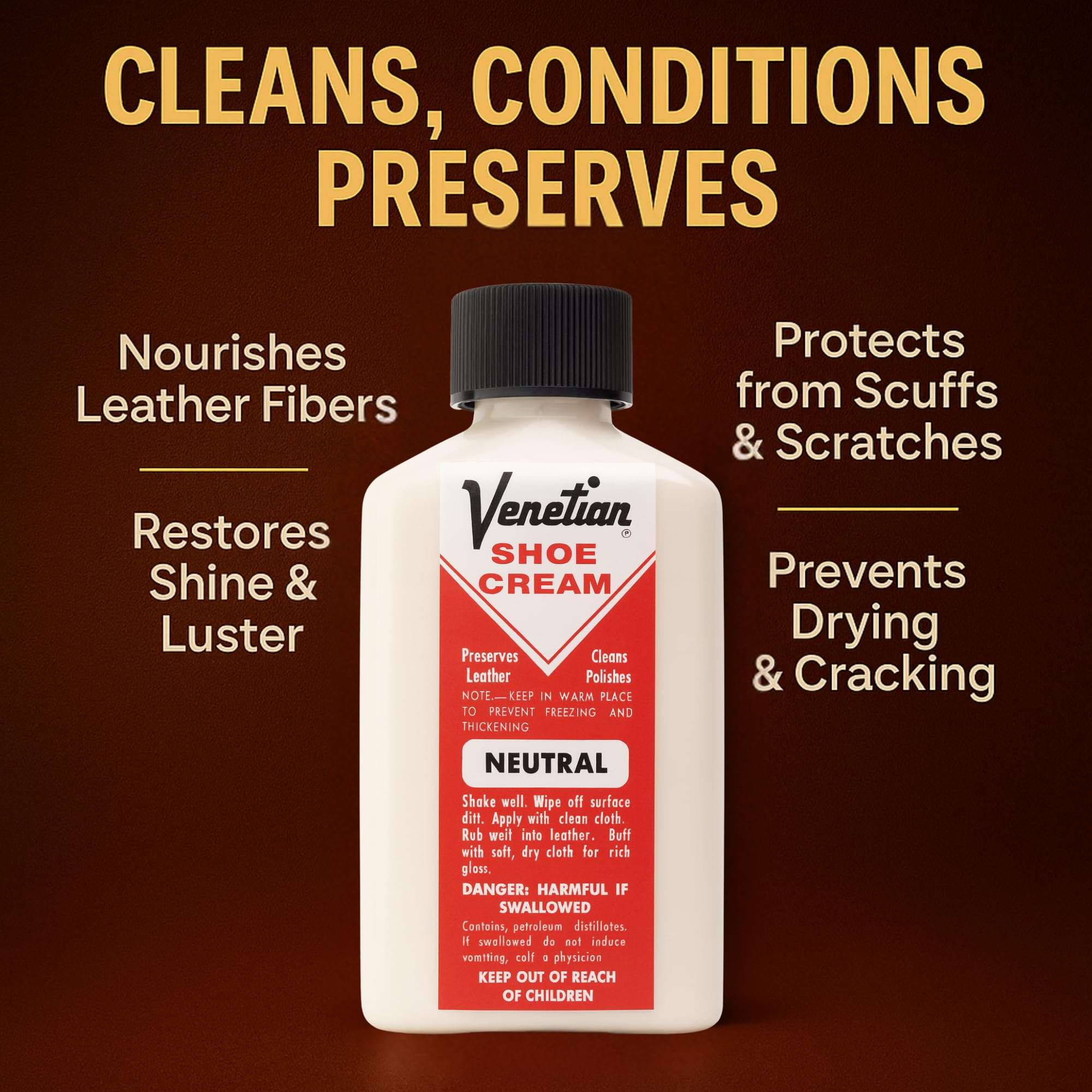 Venetian Shoe Cream, 3 Ounces, Neutral - Image 5