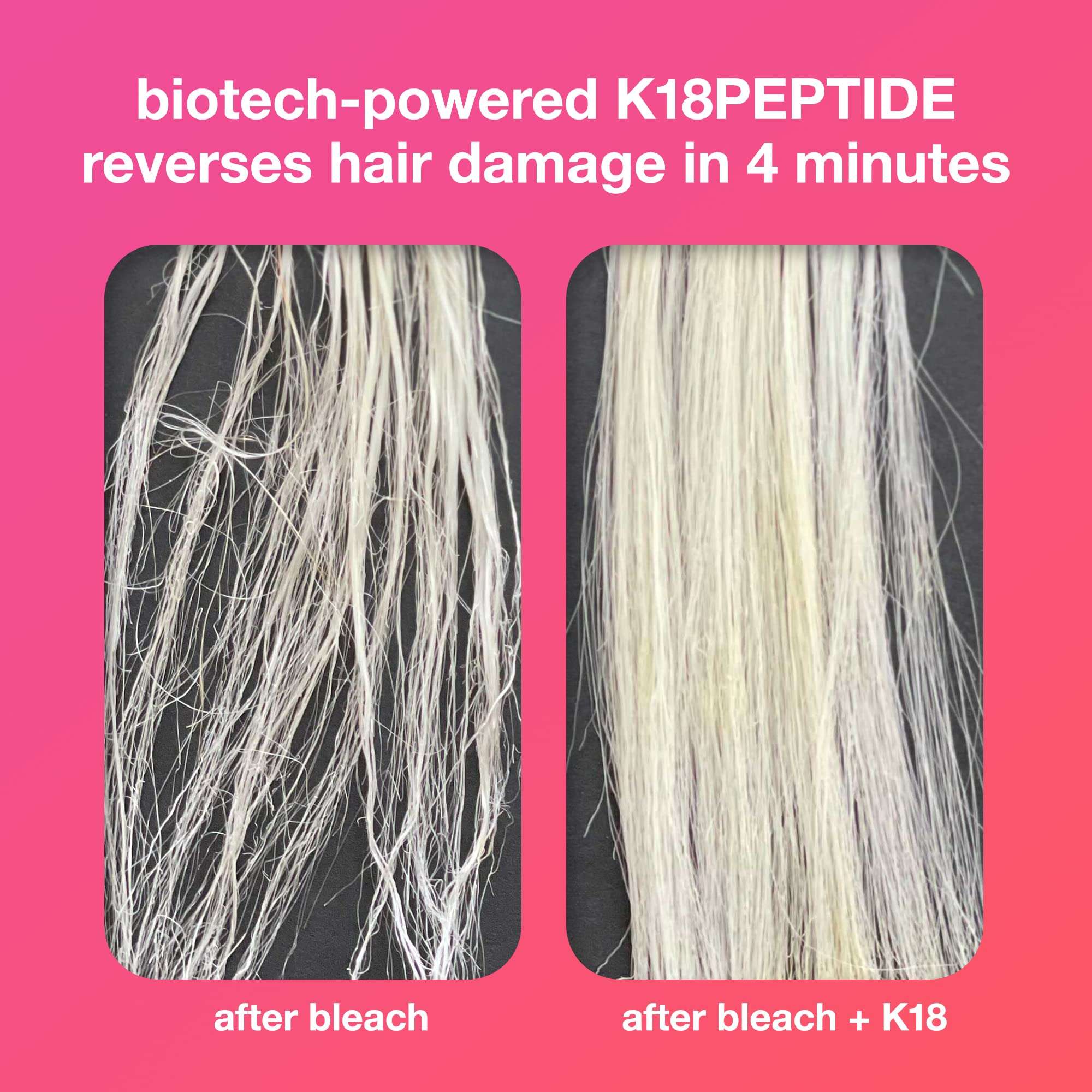 K18 Leave-In Molecular Hair Mask, Repairs Dry or Damaged Hair, Reverse Hair Damage from Bleach, Color, Chemical Services & Heat - Image 3