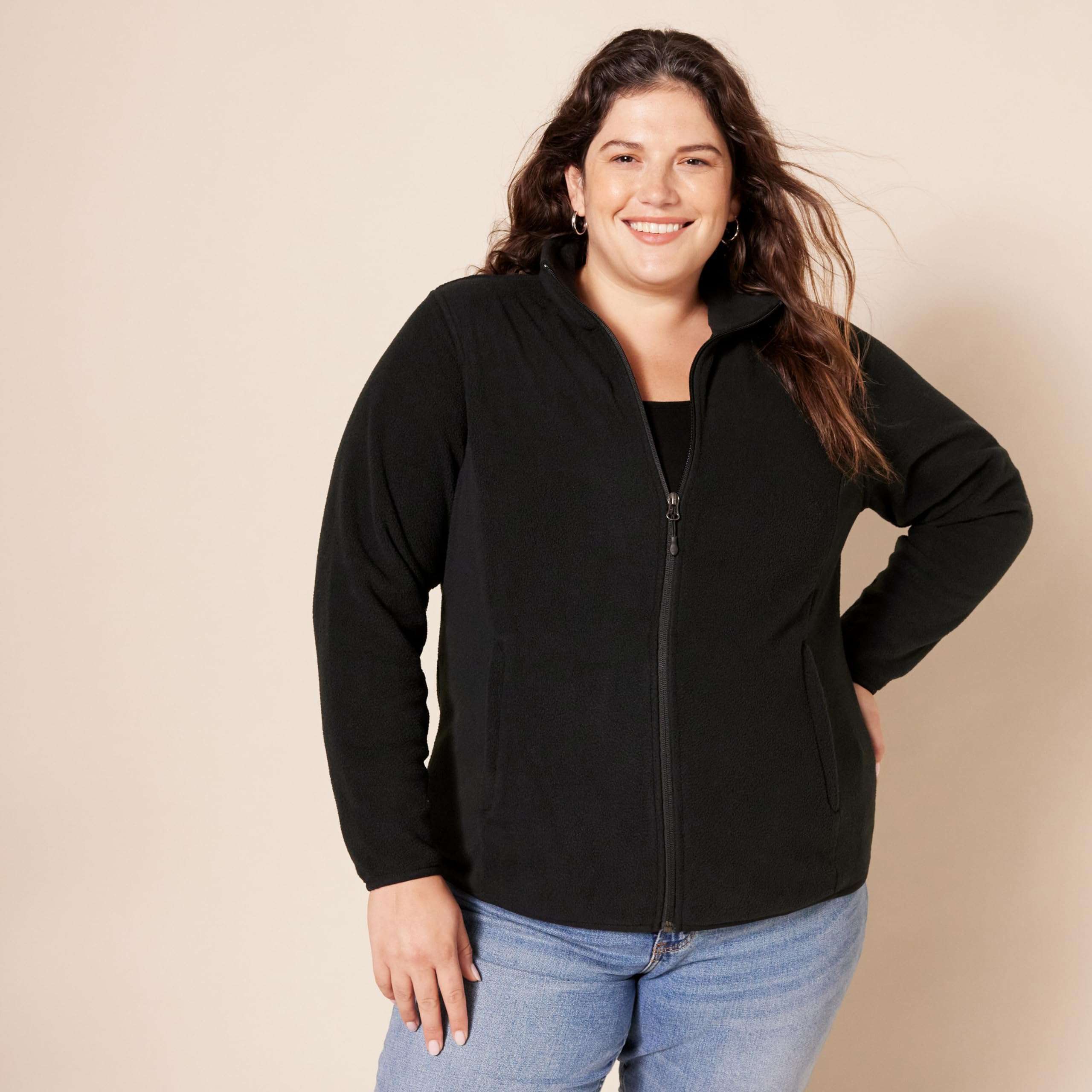 Amazon Essentials Women's Classic-Fit Full-Zip Polar Soft Fleece Jacket (Available in Plus Size) - Image 6