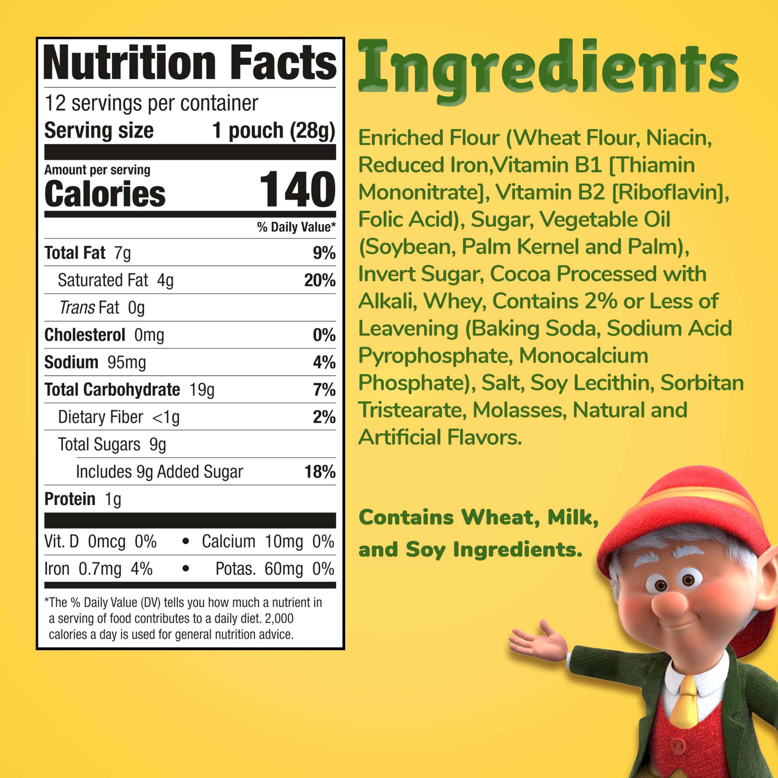 Keebler On-The-Go Fudge Stripes Cookies, 12 Count (Pack of 1) - Image 6