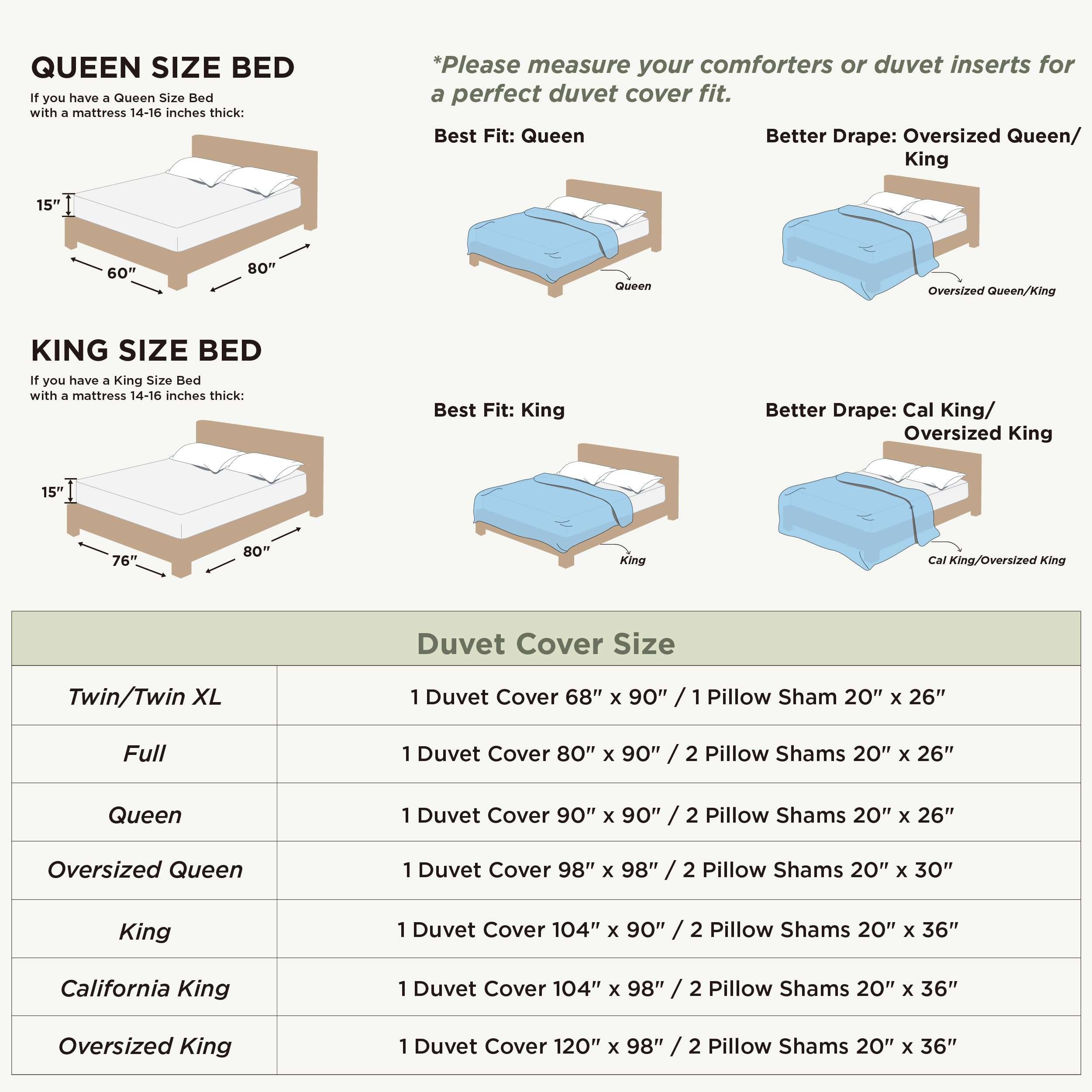 Bedsure Bright White Duvet Cover King Size - 3 Pieces Prewashed Cotton-Like Extra Soft Bedding Set, Includes 1 Duvet Cover 104x90 Inches with Zipper Closure & 2 Pillow Shams, Comforter Not Included - Image 8