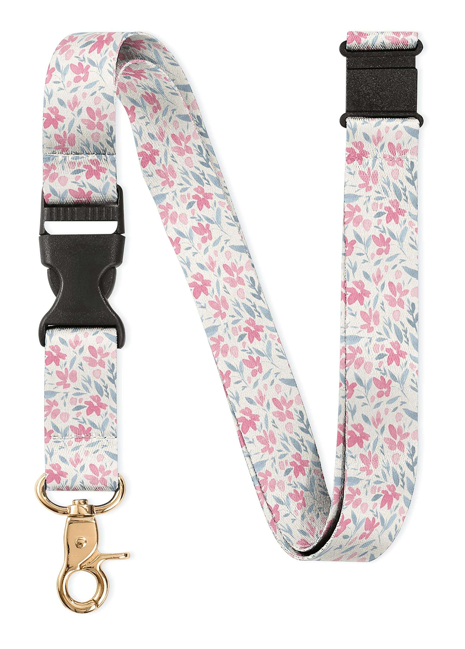 InnoBeta Neck Breakaway Lanyard for Women, Quick Release Safety Lanyards for ID Badges, Detachable Clip Keychain Lanyard - Image 1