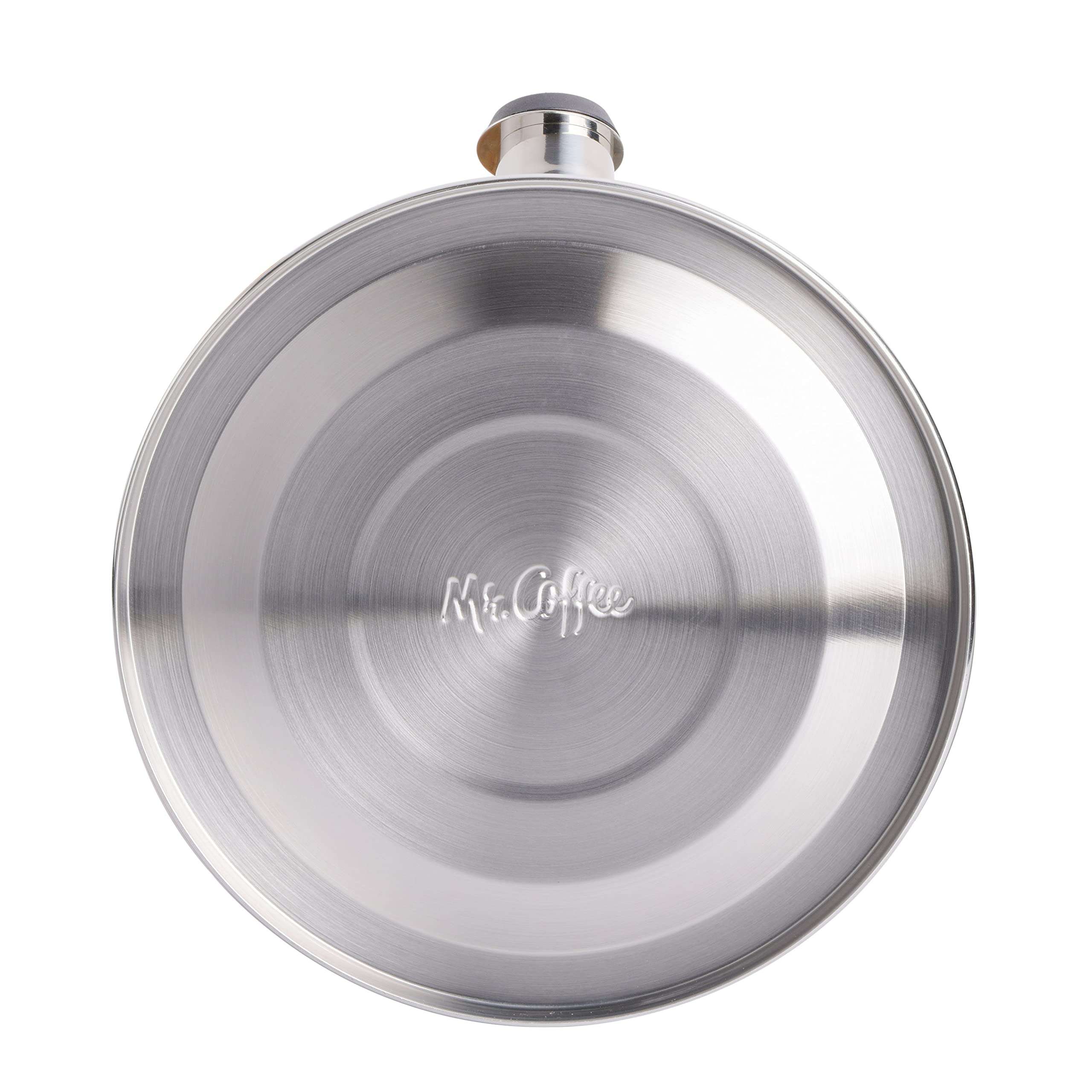 Mr. Coffee Flintshire Stainless Steel Whistling Tea Kettle, 1.75-Quart, Brushed Satin - Image 7