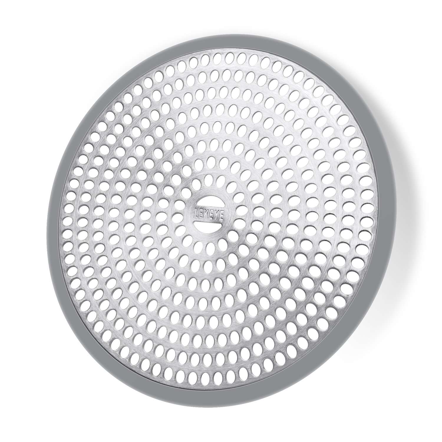 LEKEYE Shower Drain Hair Catcher/Strainer/Stainless Steel and Silicone - Image 1