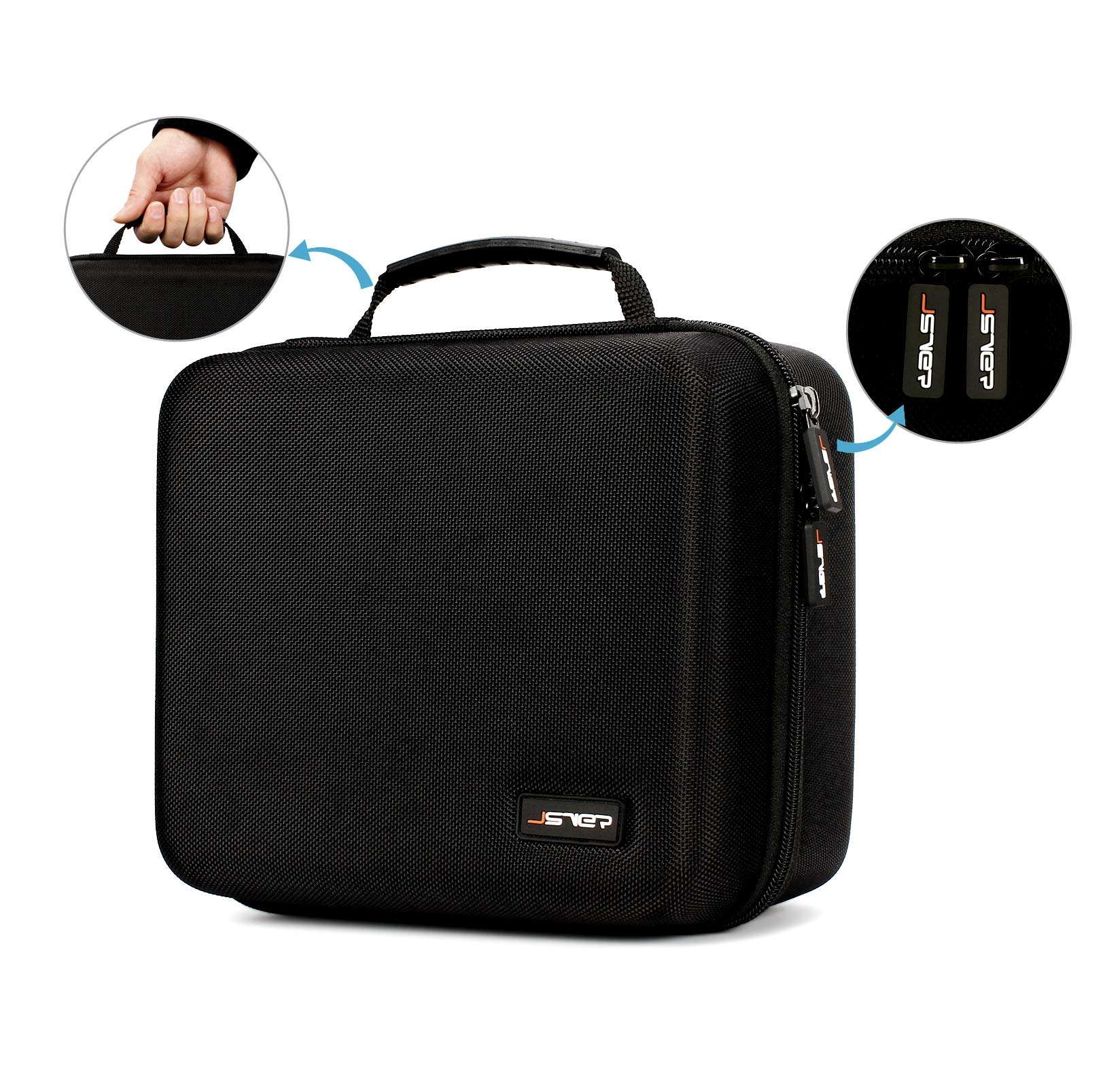 JSVER Hard Travel Storage Case For Meta Quest 3S Carrying Case for Oculus Quest 3S/ Quest 3/Quest 2/ Quest/Oculus Go/Samsung Gear Virtual Reality Headset Gamepad Game Controller Kit - Image 6