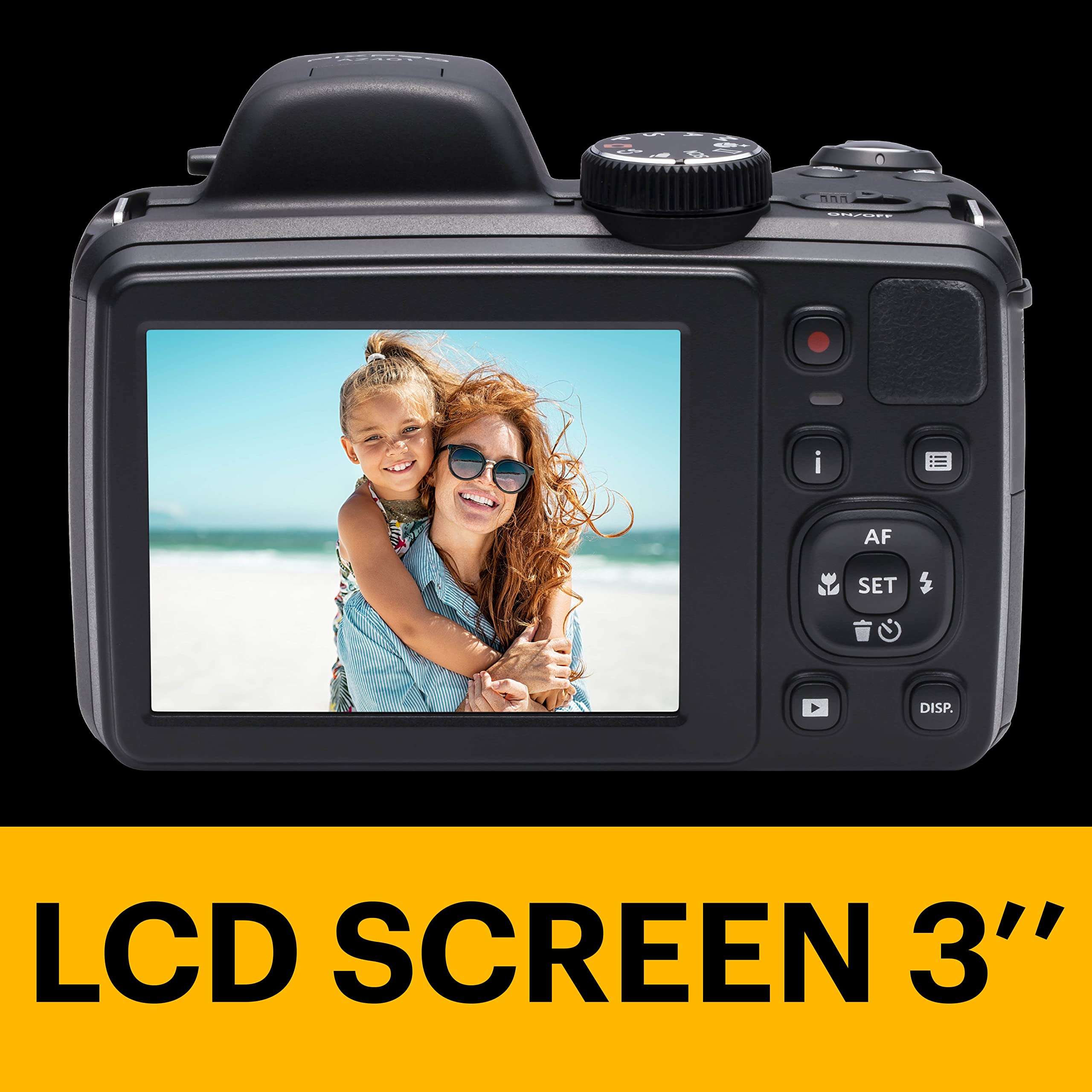 Kodak PIXPRO Astro Zoom AZ401-BK 16MP Digital Camera with 40X Optical Zoom and 3" LCD (Black) - Image 4