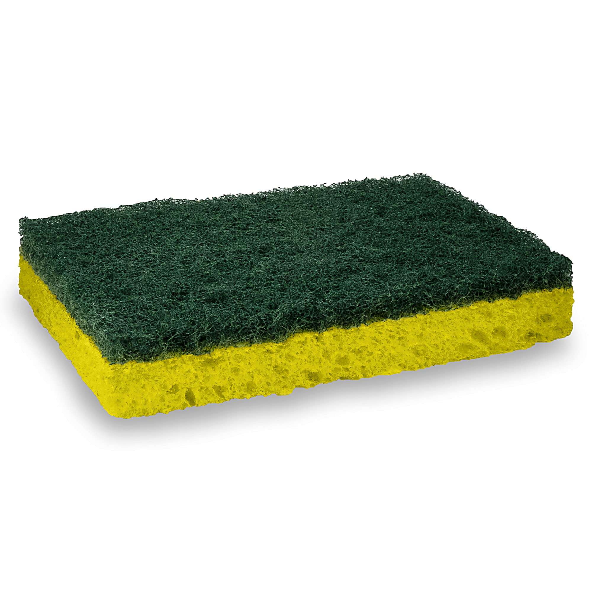 Amazon Basics Cleaning Sponges, Multipurpose, Heavy Duty Scrub Sponges, Yellow/Green, 6-Pack - Image 6
