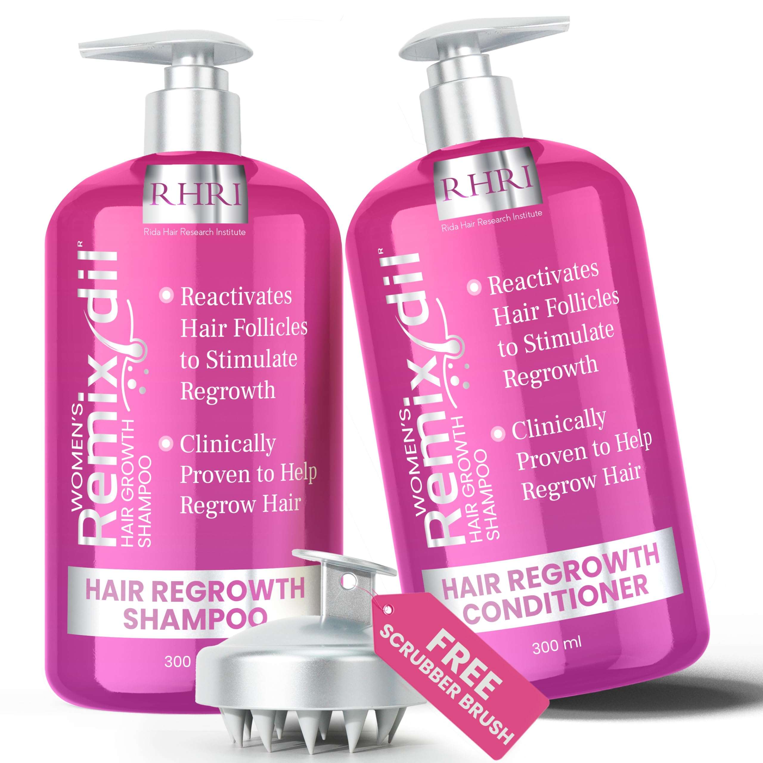 34 OZ Hair Growth Shampoo and Conditioner Set for Women | Effective Hair Regrowth Treatment | Strengthening, Thickening & Soothing Formula for Healthy, Vibrant Hair | Salon Size - Image 1