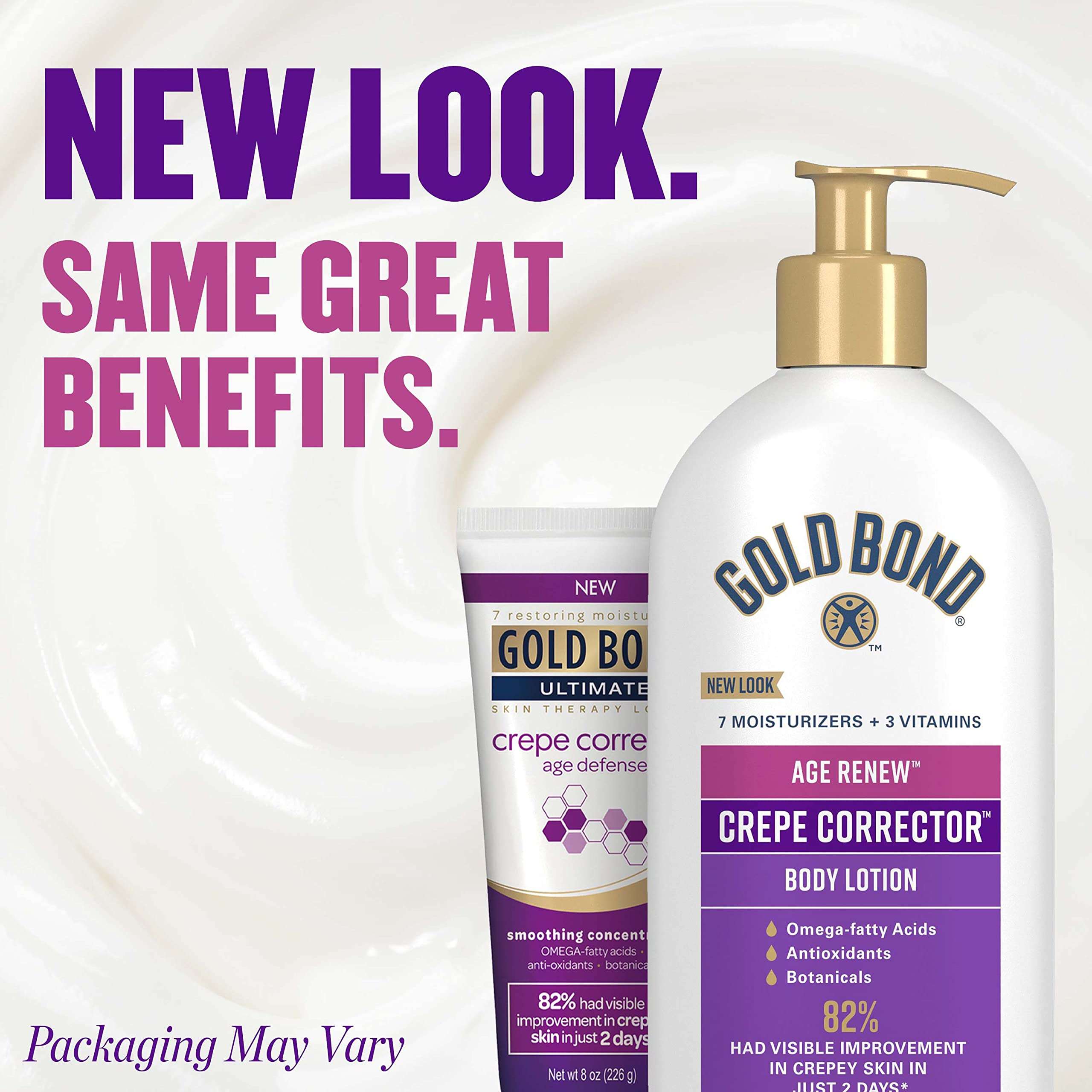 Gold Bond Age Renew Crepe Corrector Body & Face Lotion, Replenishing & Smoothing Formula, 14 oz., Packaging may vary - Image 5