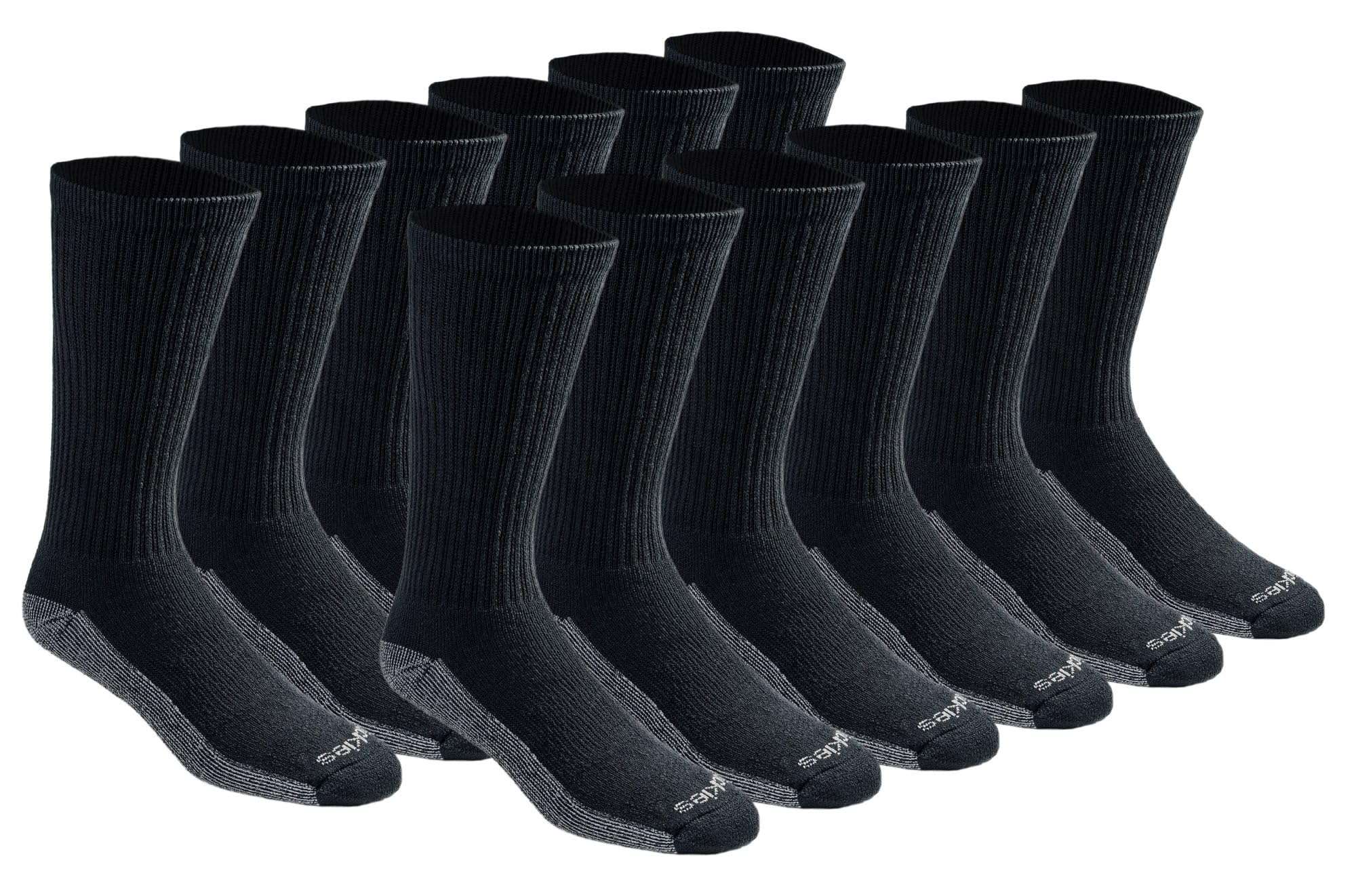 Dickies Men's Dri-Tech Original Moisture Control Crew Socks, Available in M-XXL (6, 12, 18 Pairs) - Image 1