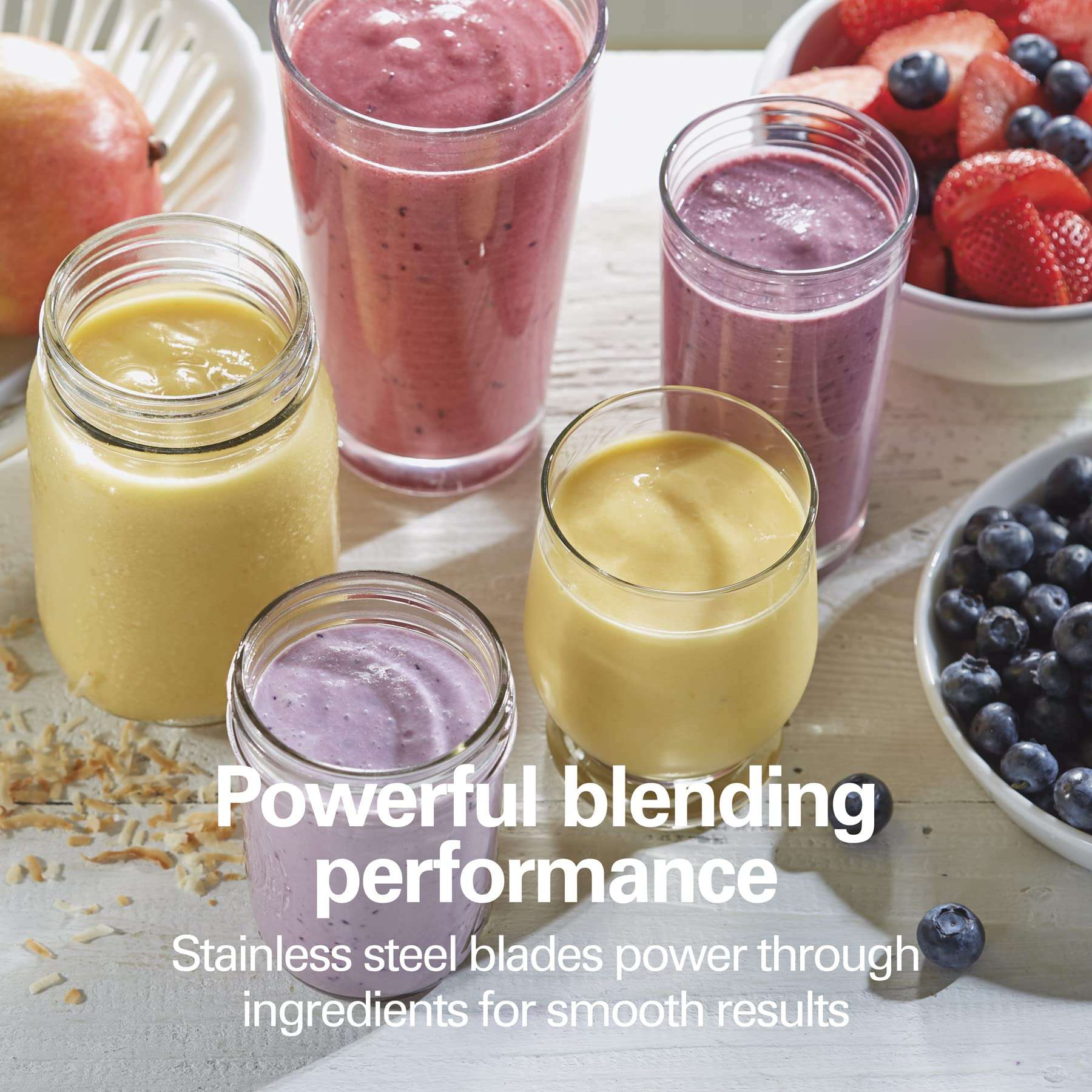 Hamilton Beach Portable Blender for Shakes and Smoothies with 14 Oz BPA Free Travel Cup and Lid, Durable Stainless Steel Blades for Powerful Blending Performance, Raspberry (51131) - Image 4