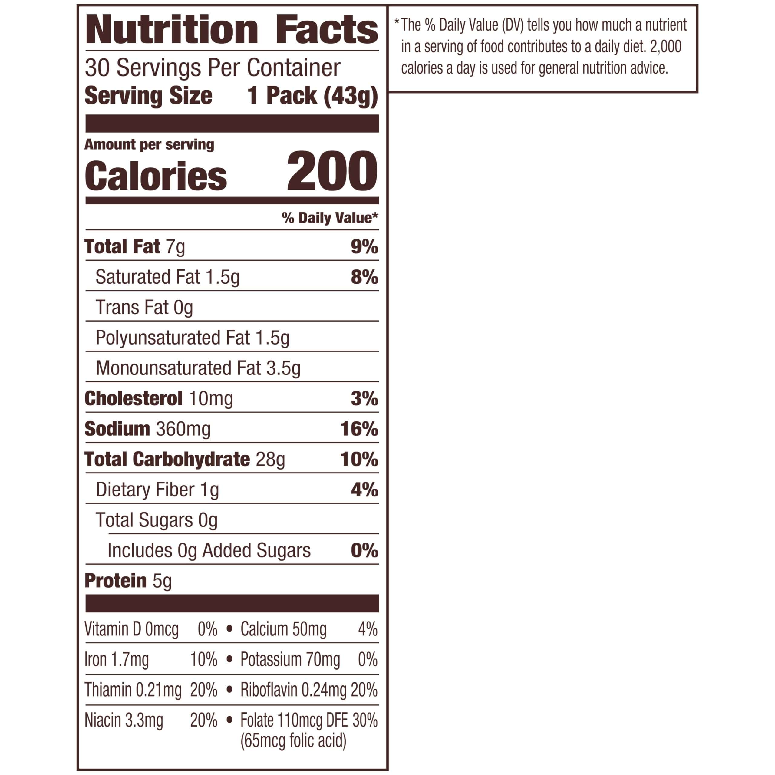 Pepperidge Farm Goldfish Cheddar Crackers, 1.5 oz. Snack Packs, 30 Count - Image 2