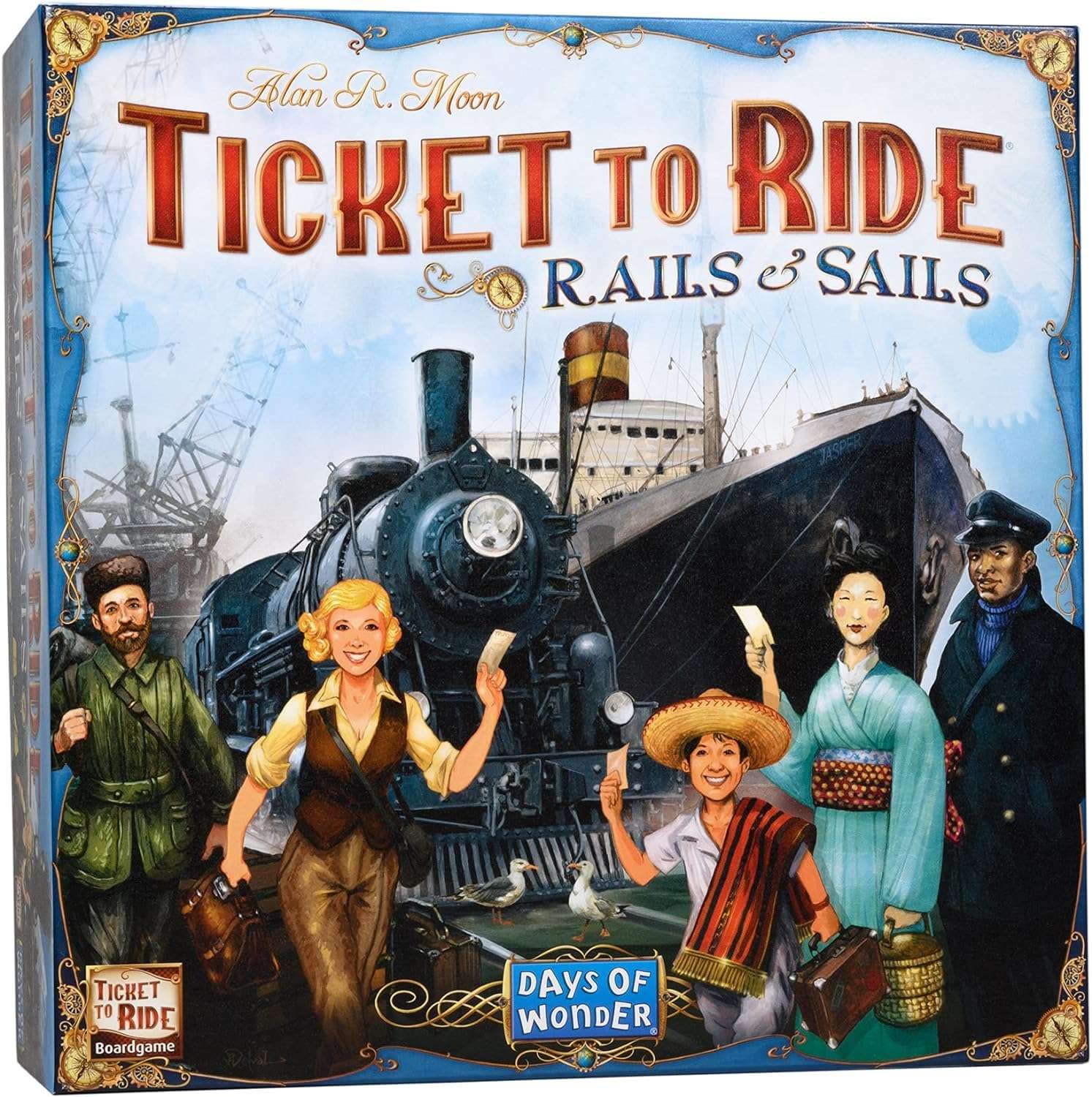 Asmodee Ticket to Ride Rails & Sails Board Game - Train Route-Building Strategy Game, Family Fun for Kids & Adults, Ages 10+, 2-5 Players, 90-120 Minute Playtime - Image 3