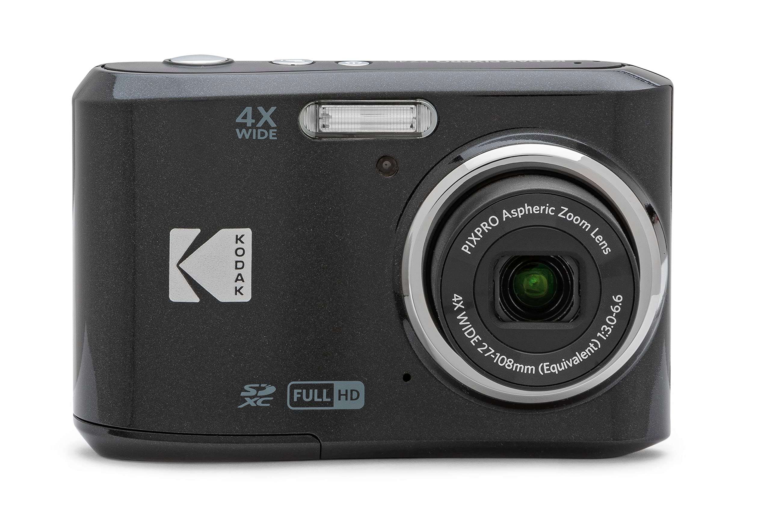 KODAK PIXPRO Friendly Zoom FZ45-BK 16MP Digital Camera with 4X Optical Zoom 27mm Wide Angle and 2.7" LCD Screen (Black) - Image 1