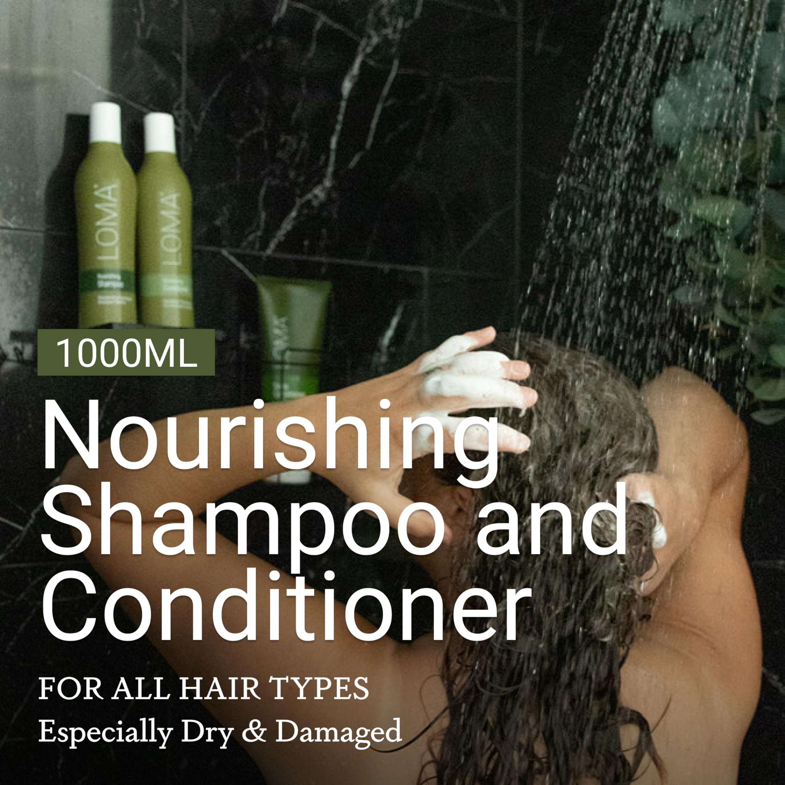 Loma Hair Care Nourishing Shampoo & Conditioner Duo - Image 3