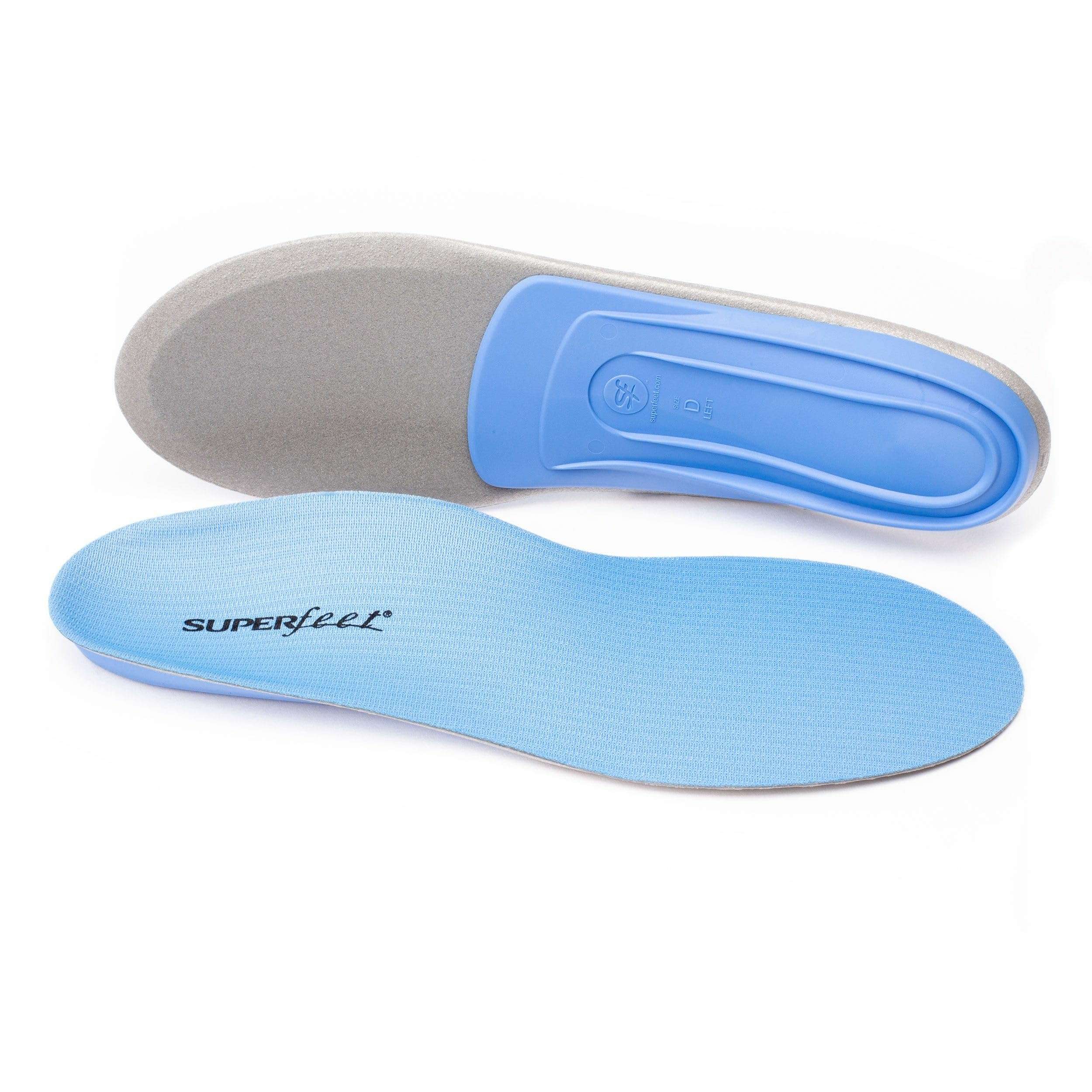 Superfeet All-Purpose Support Medium Arch Insoles (Blue) - Trim-To-Fit Orthotic Shoe Inserts - Professional Grade - Image 1
