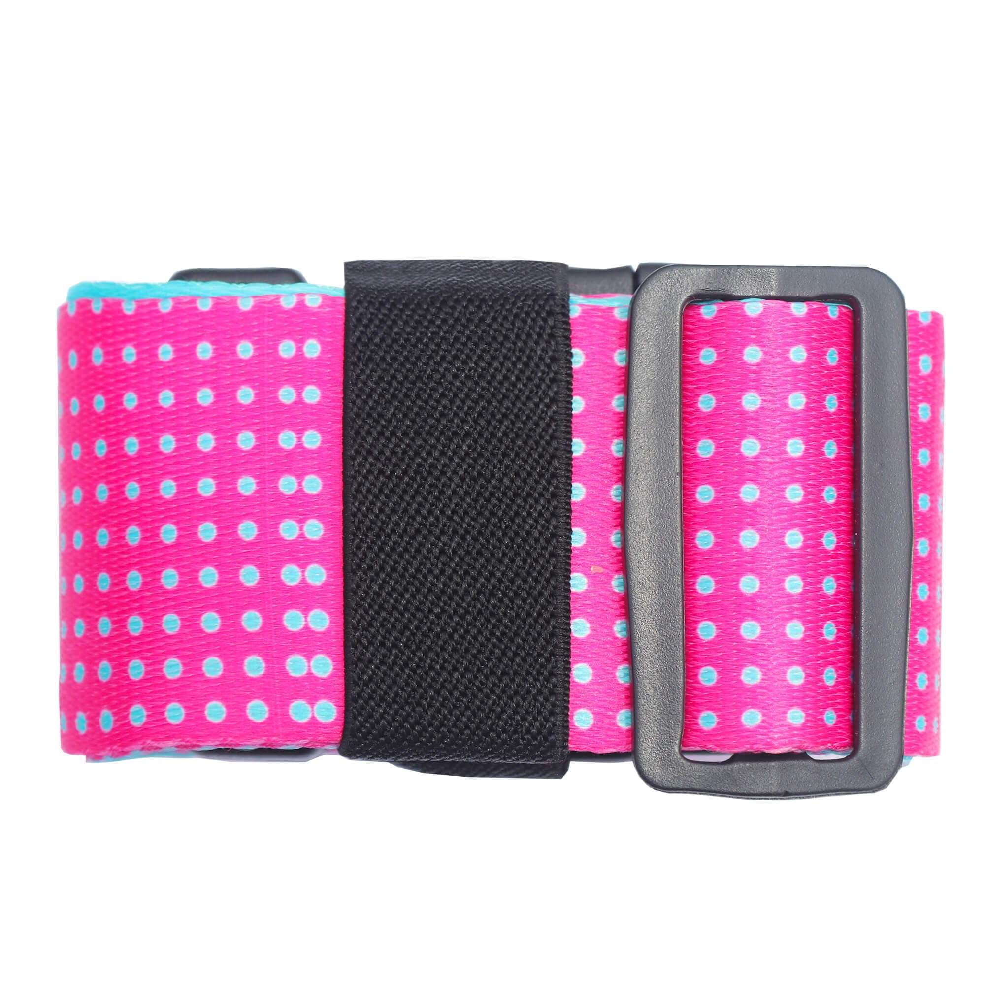XioioiX Luggage Straps for Suitcases TSA Approved Easy Pack Organized Suitcase Strap, Luggage Strap, Luggage Belt Strap, Bag Straps for Luggage. Buckle Straps Travel Accessories (Gradient Dot) - Image 5