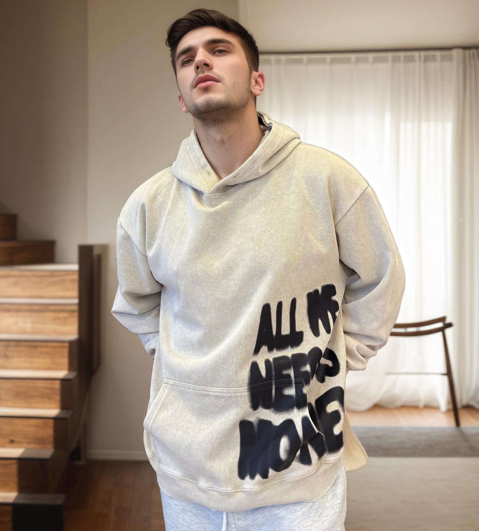 Dynict Unisex Y2K Colorful Sweatshirt Hip Hop Letter Print Oversize Hoodie Casual Baggy Harajuku Gothic Pullover Hoodie - Image 2