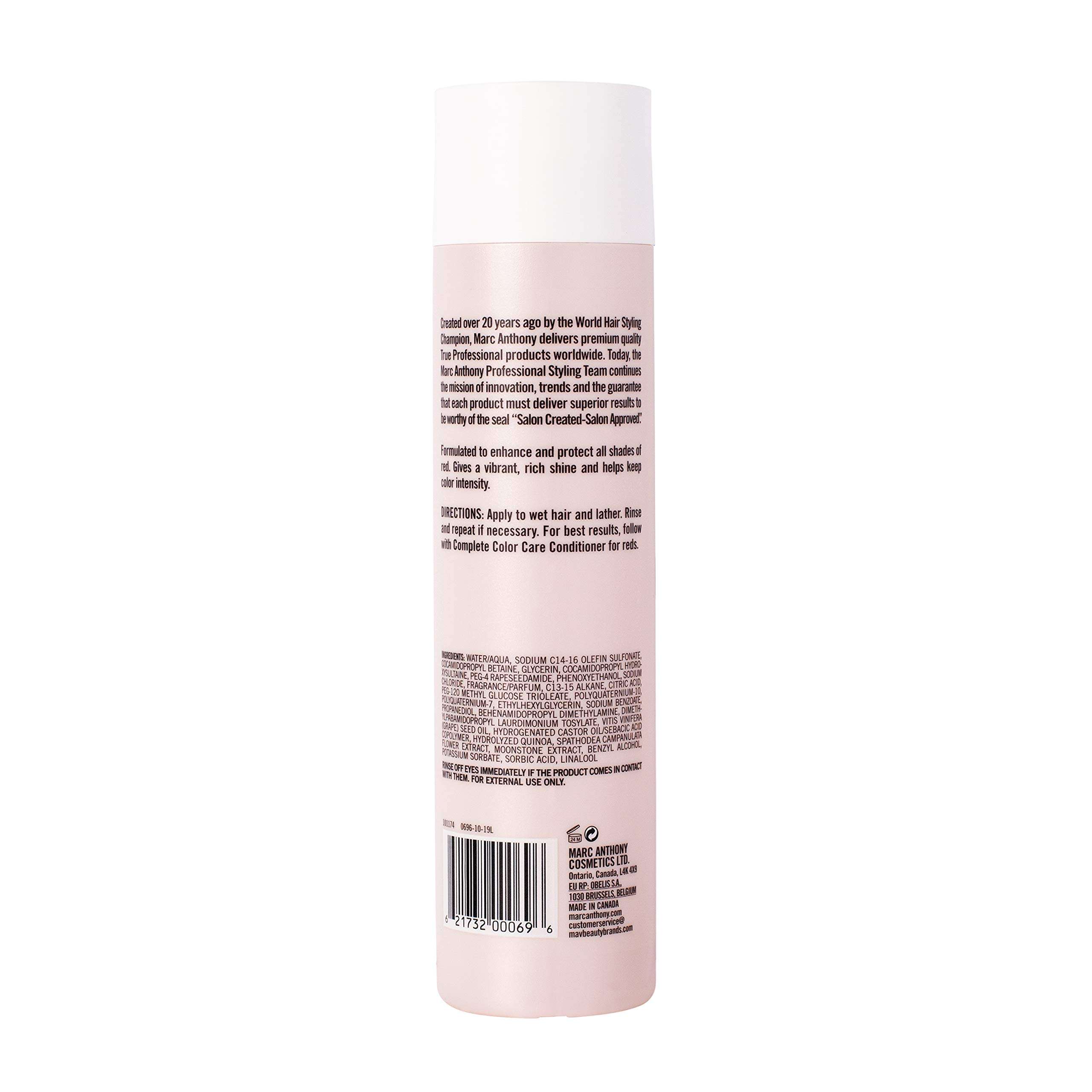Marc Anthony Complete Color Care Shampoo for Reds, 8 Ounces - Image 2