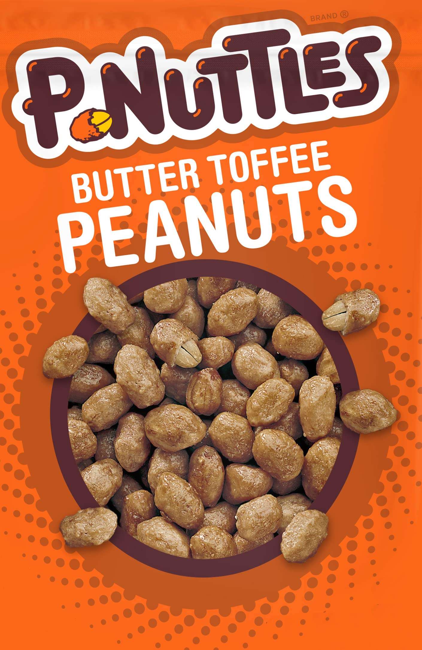 P-Nuttles Butter Toffee Covered Peanuts,Sweet Salty Snack, Toffee Peanuts,Toffee Nuts, 44 Ounce Jar Made in the USA, Kosher, Peanuts Sweet, Party Snack, Crunchy Nut Snack, Sweet Snack - Image 5