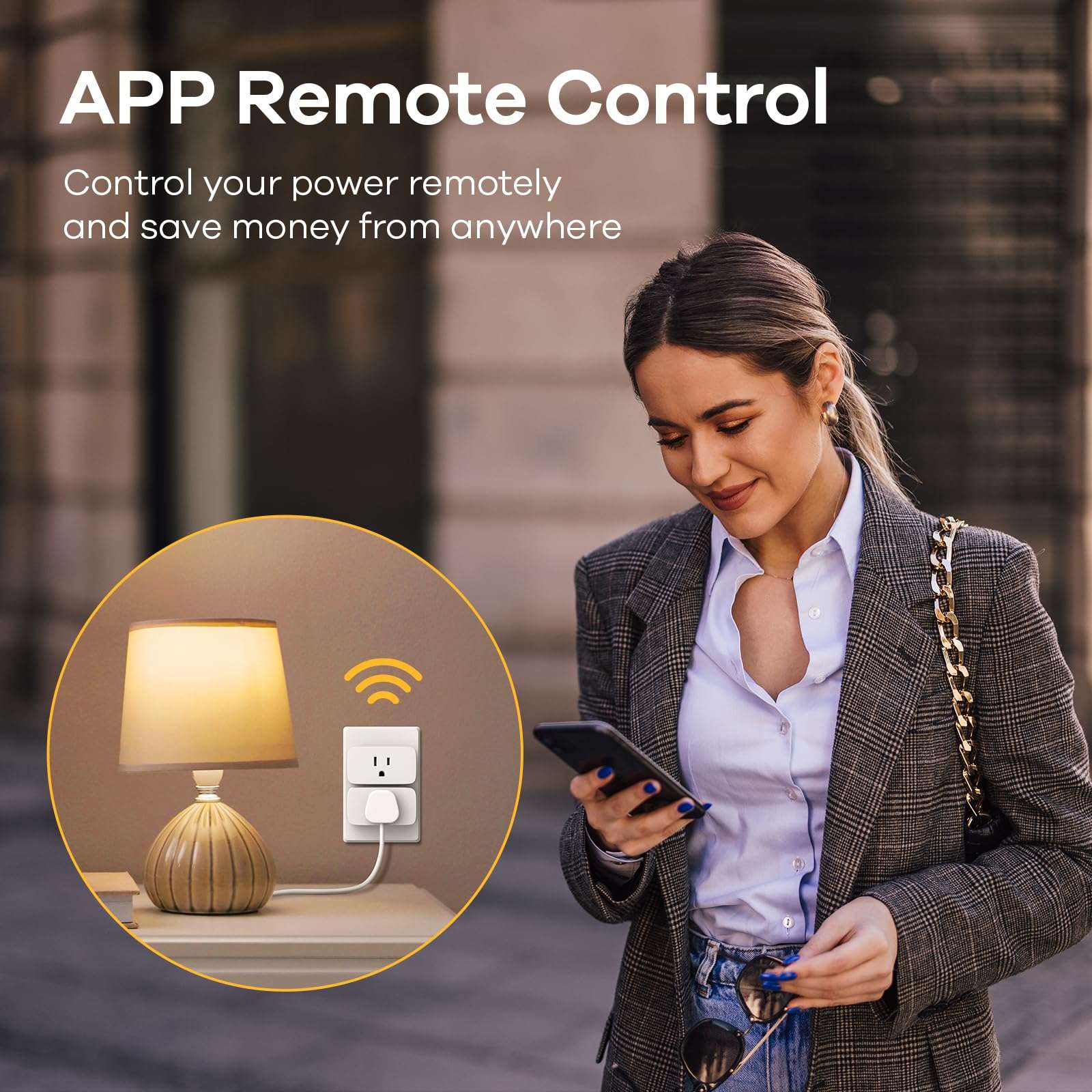 Linkind Matter Smart Plug, Work with Apple Home, Siri, Alexa, Google, SmartThings, Smart Outlet 15A/1800W Max, Smart Home Automation, APP Remote Control,Timer&Schedule, 2.4G Wi-Fi Only, 4 Pack - Image 7