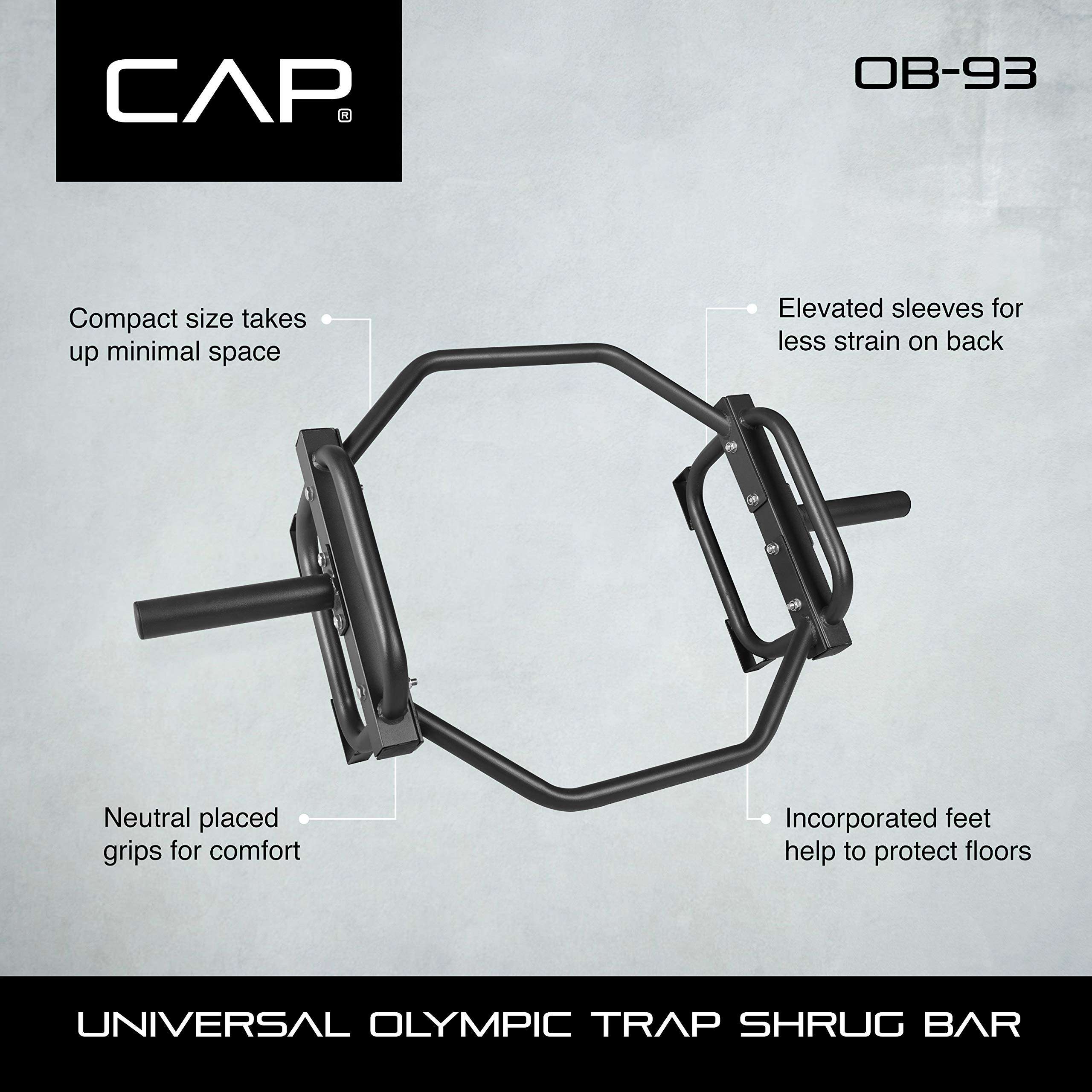 CAP Barbell Olympic Trap Bar and Shrug Bar for Deadlifts - Image 6