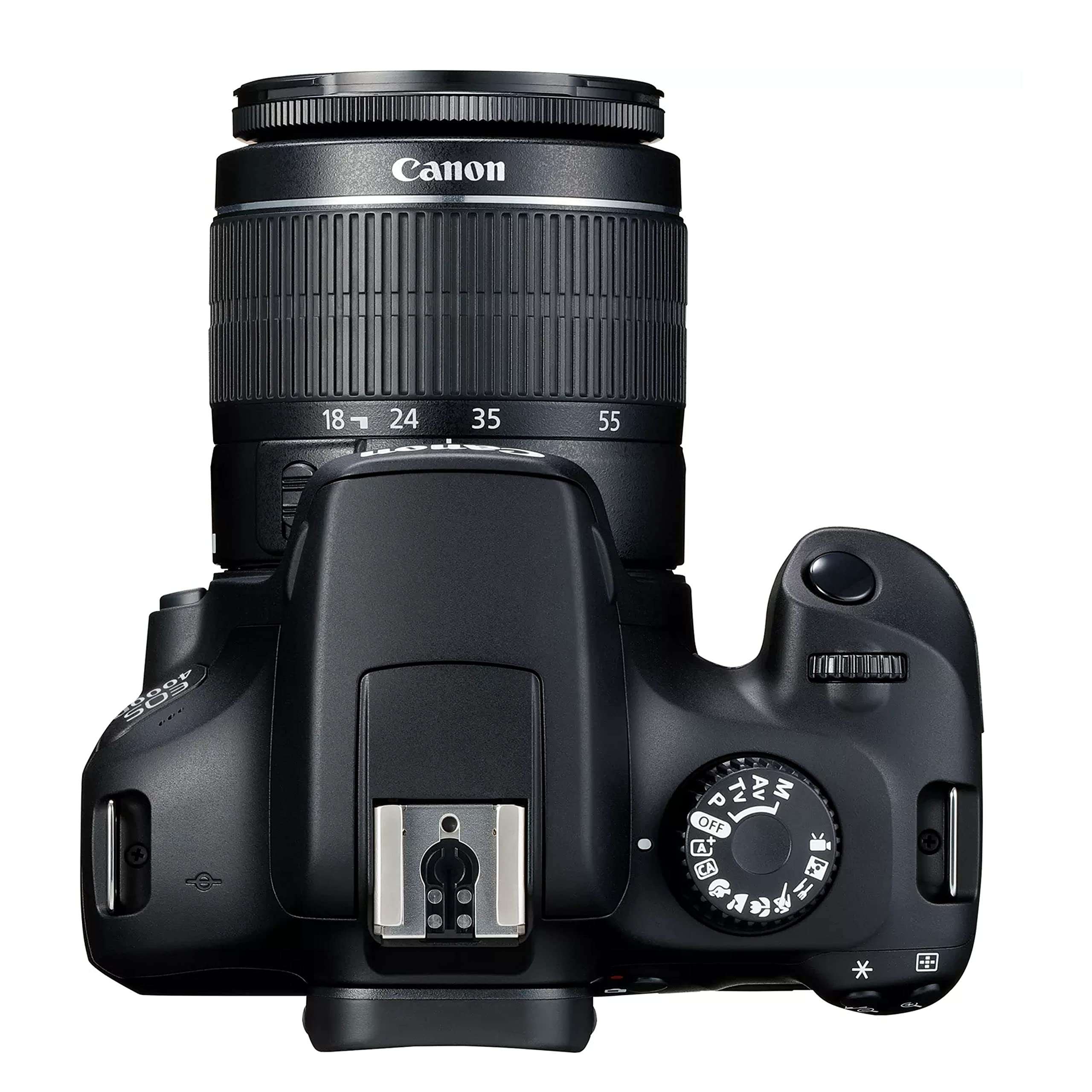 Canon EOS 4000D / Rebel T100 DSLR Camera w/EF-S 18-55mm F/3.5-5.6 Zoom Lens + 64GB Memory, Filters,Case, Tripod, Flash, and More (34pc Bundle) (Renewed) - Image 7