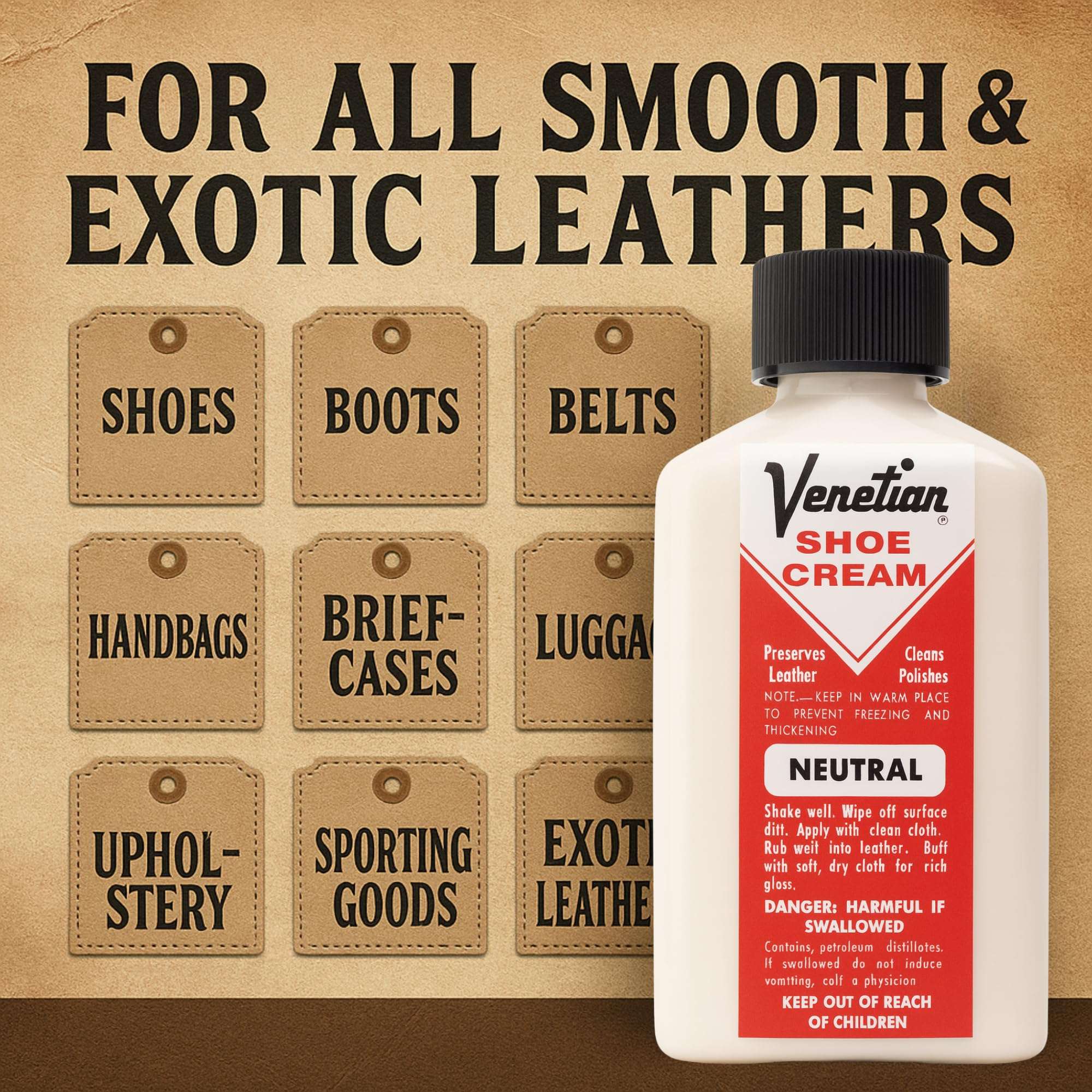 Venetian Shoe Cream, 3 Ounces, Neutral - Image 4