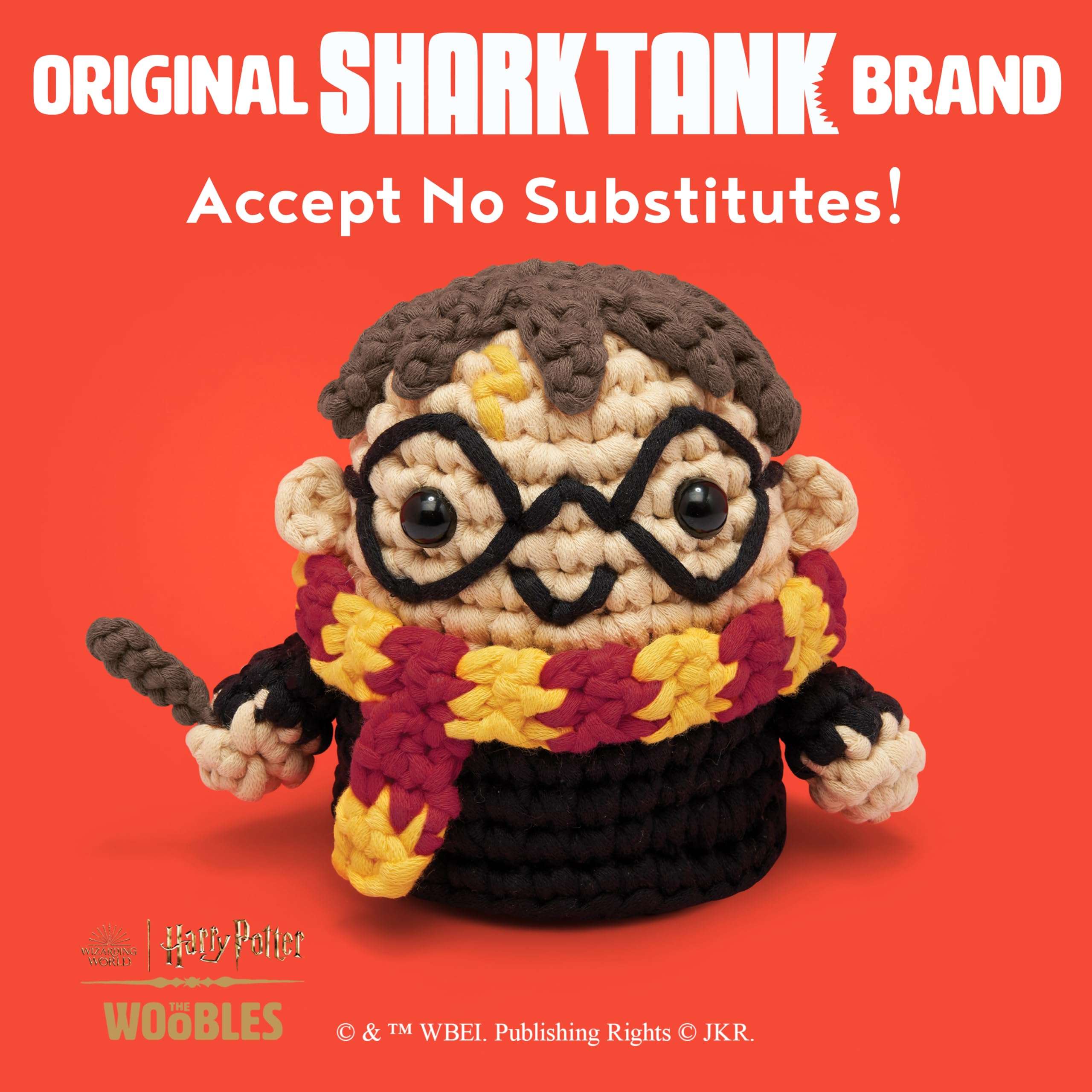 The Woobles Beginners Crochet Kit with Easy Peasy Yarn as seen on Shark Tank - with Step-by-Step Video Tutorials - Harry Potter - Image 2