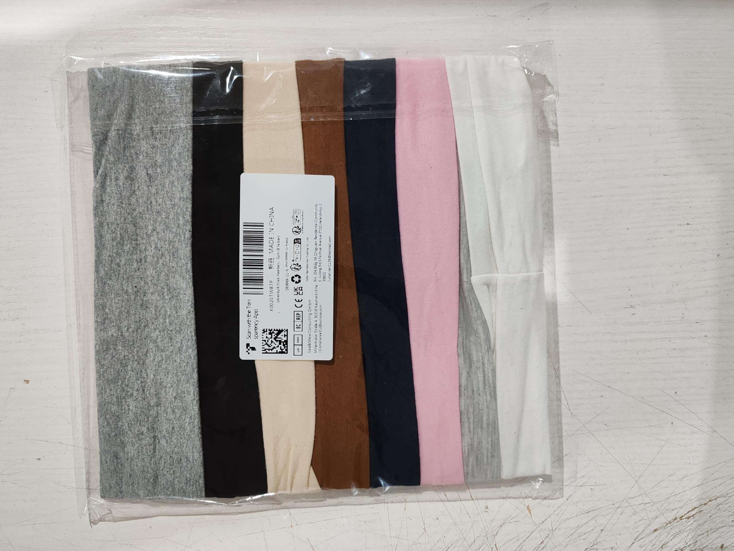 8 Pack Headbands for Women, Non Slip Sport Headbands Sweat Absorbing Cotton Hair Bands Stocking Stuffers for Women Girls - Image 8
