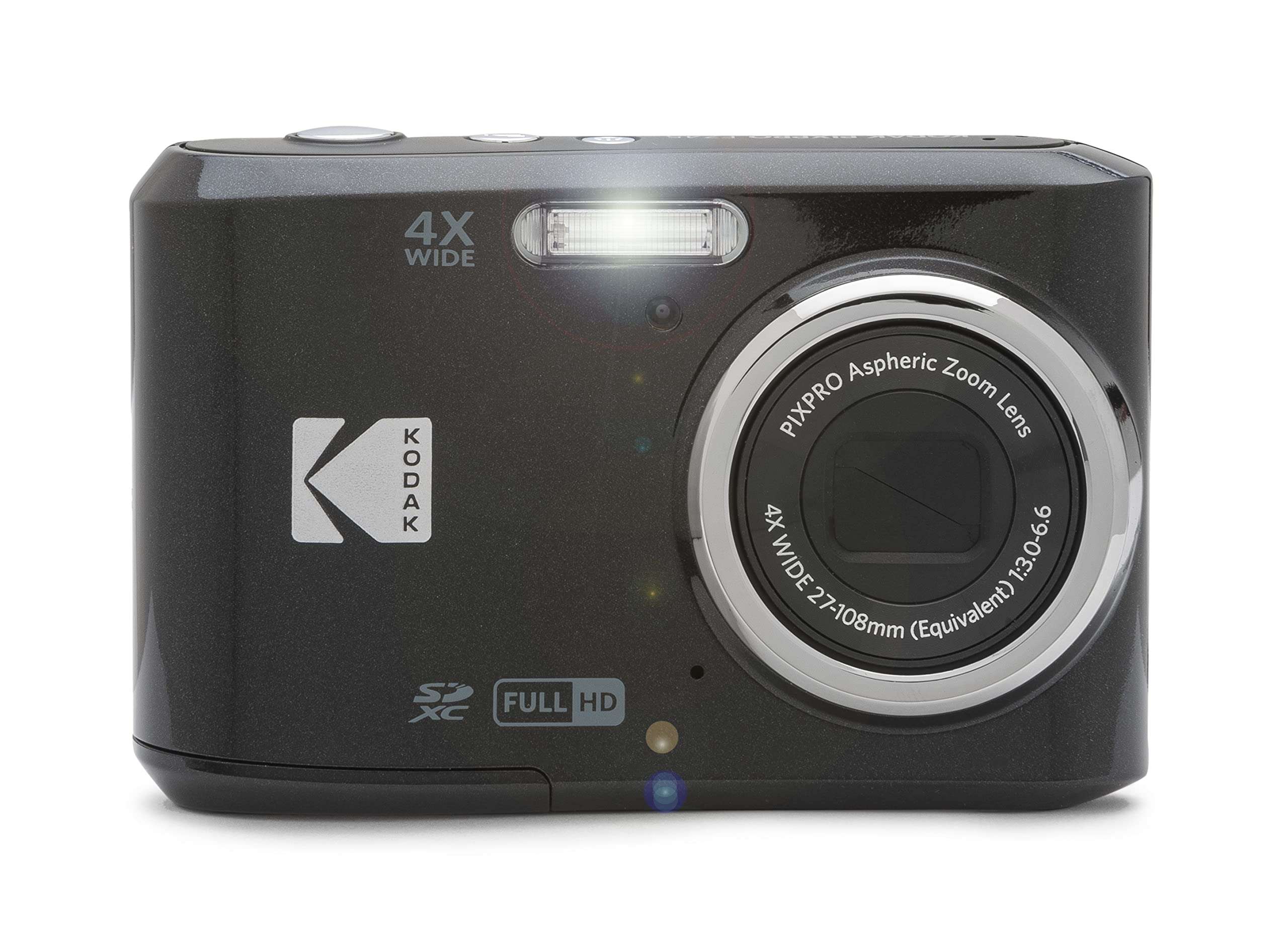 KODAK PIXPRO Friendly Zoom FZ45-BK 16MP Digital Camera with 4X Optical Zoom 27mm Wide Angle and 2.7" LCD Screen (Black) - Image 3