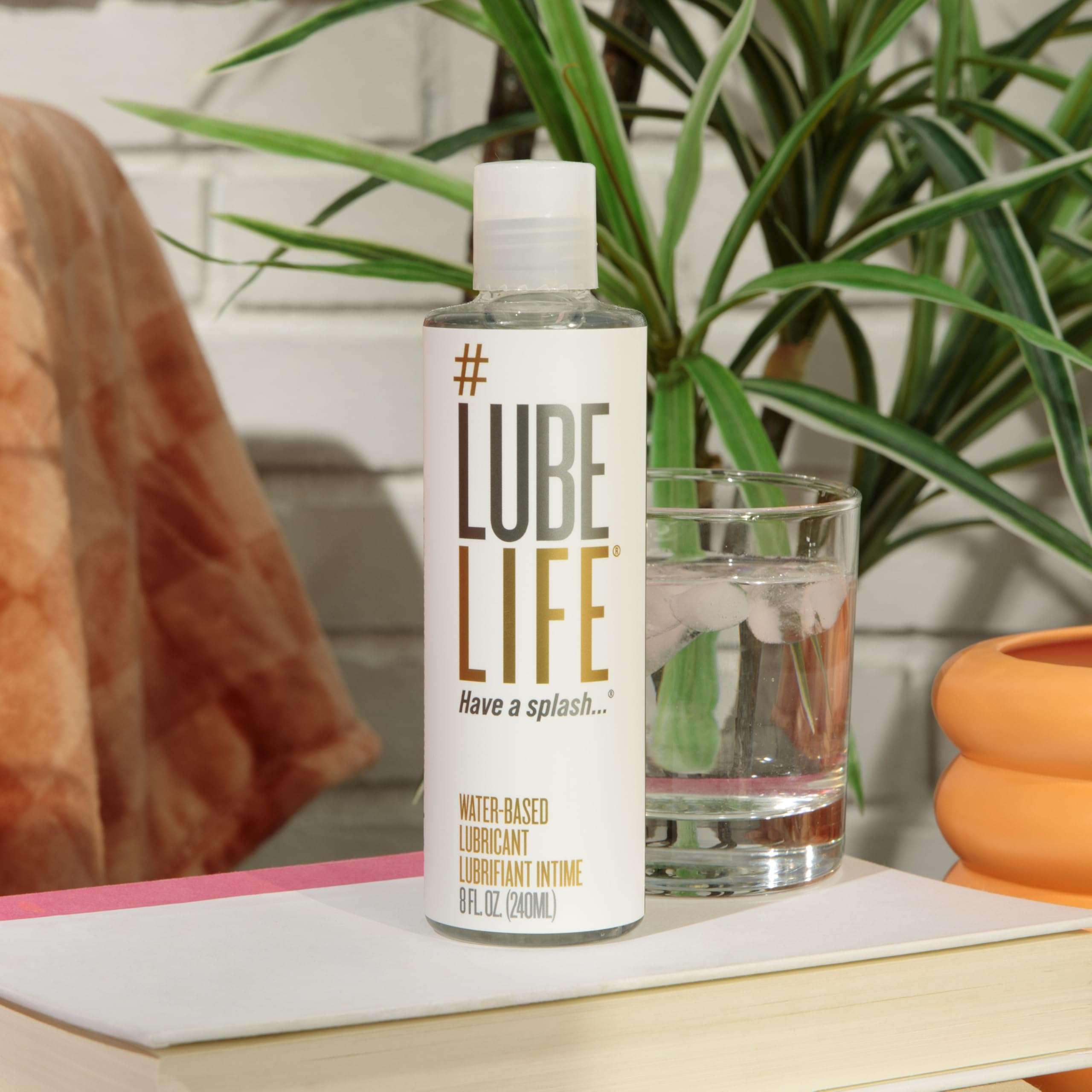 LubeLife Water-Based Lube – Personal Lubricant for Men, Women & Couples, Travel Size, Non-Staining, Easy Clean-Up, Toy-Safe, 8 Fl Oz - Image 9