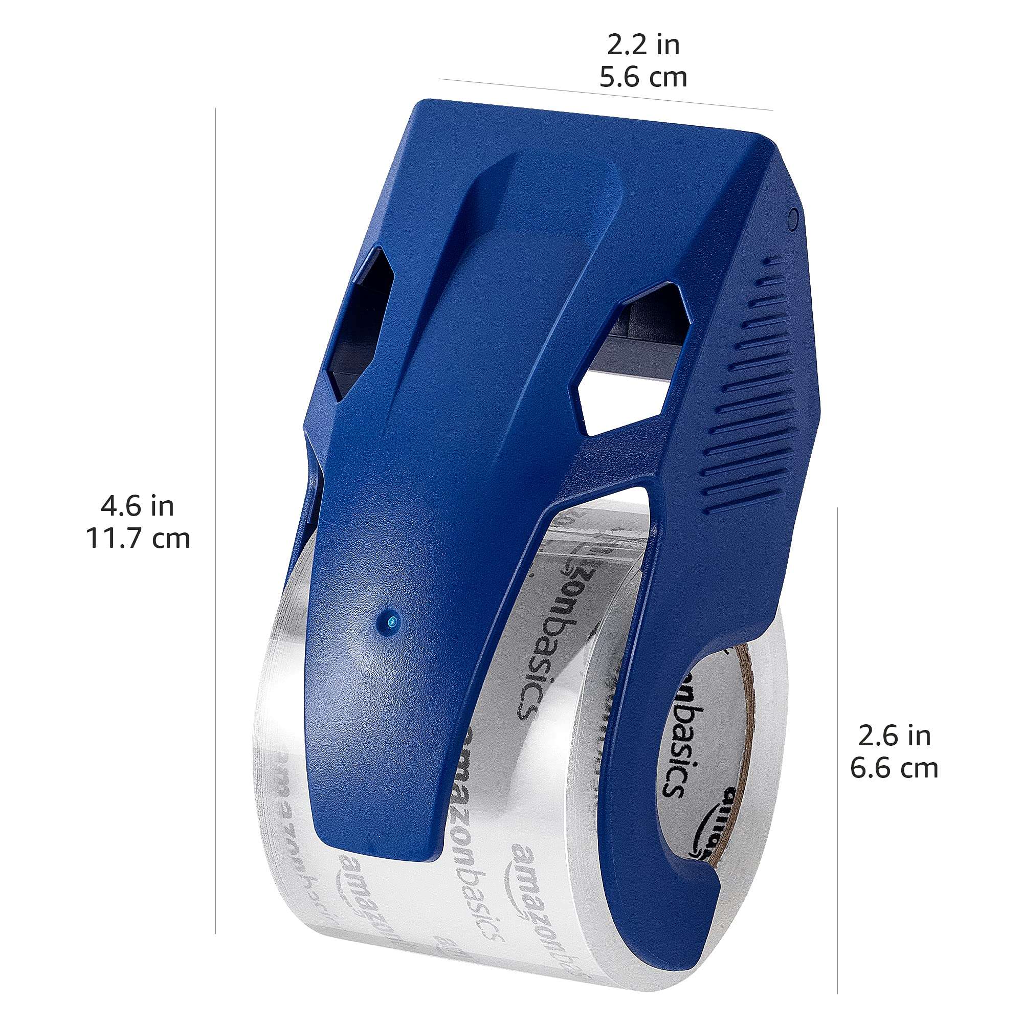 Amazon Basics Heavy Duty Packaging Tape with Dispenser for Shipping, Moving and Storing, 1.88" x 22.2 yds, 6-Pack, 4.33 x 2.64 x 2.36 in - Image 3