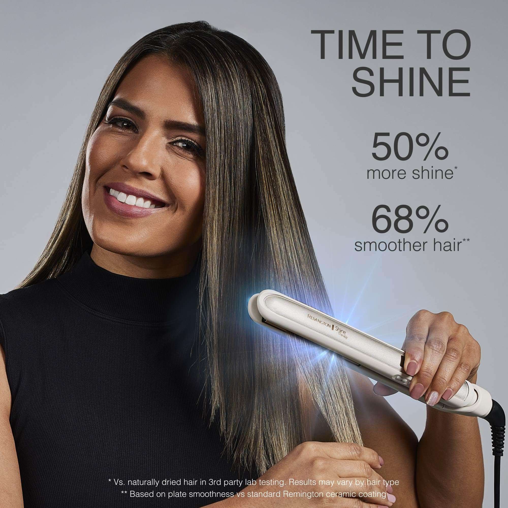 Remington Shine Therapy 1 inch Hair Straightener Iron, Flat Iron Infused with Argan Oil & Keratin, Professional Ceramic Flat Iron for Less Frizz, Shines and Smooth, Styling Tools - Image 5