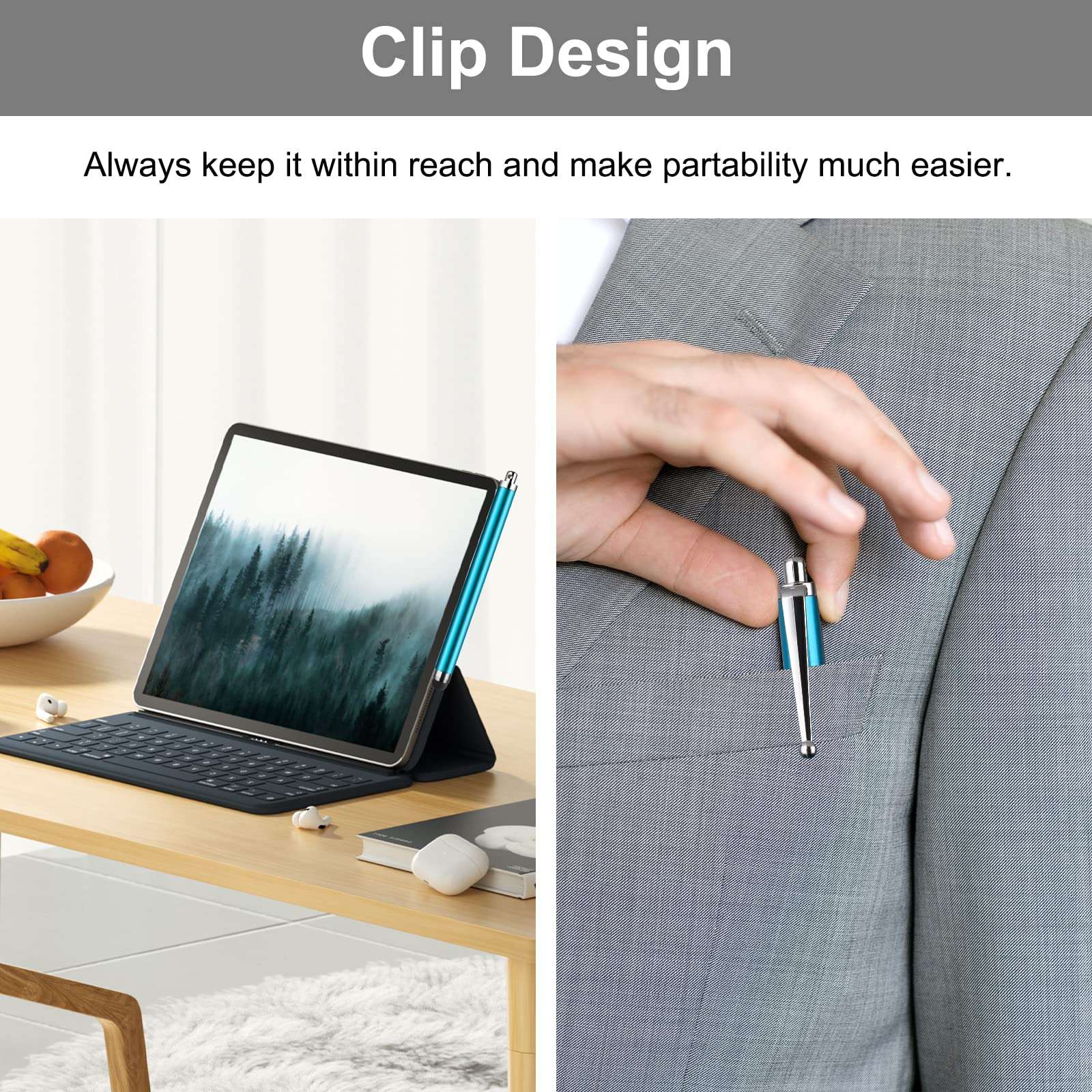 Stylus Pen [10 Pack] Universal Capacitive Touch Screen Pens for Tablets, iPad Mini, iPad Pro, iPad Air, Smartphones, Samsung Galaxy - Multiple Colors - Image 5