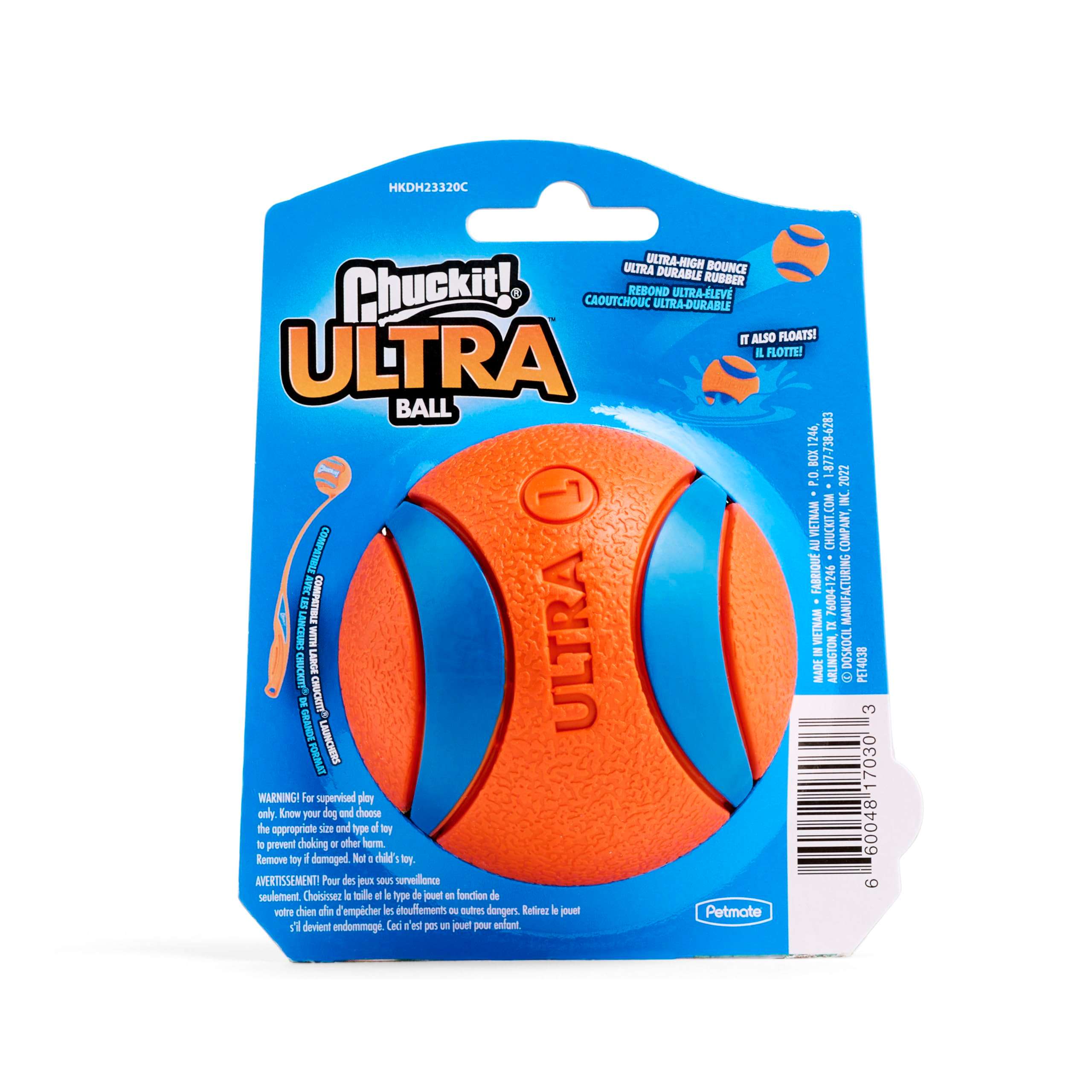 Chuckit! Ultra Ball Dog Toy - Size Large - For Dogs 60-100 lbs - Made from Durable Rubber - Super Bouncy - Floats in Water - 3-inch Diameter - Pack of 1 - Image 8