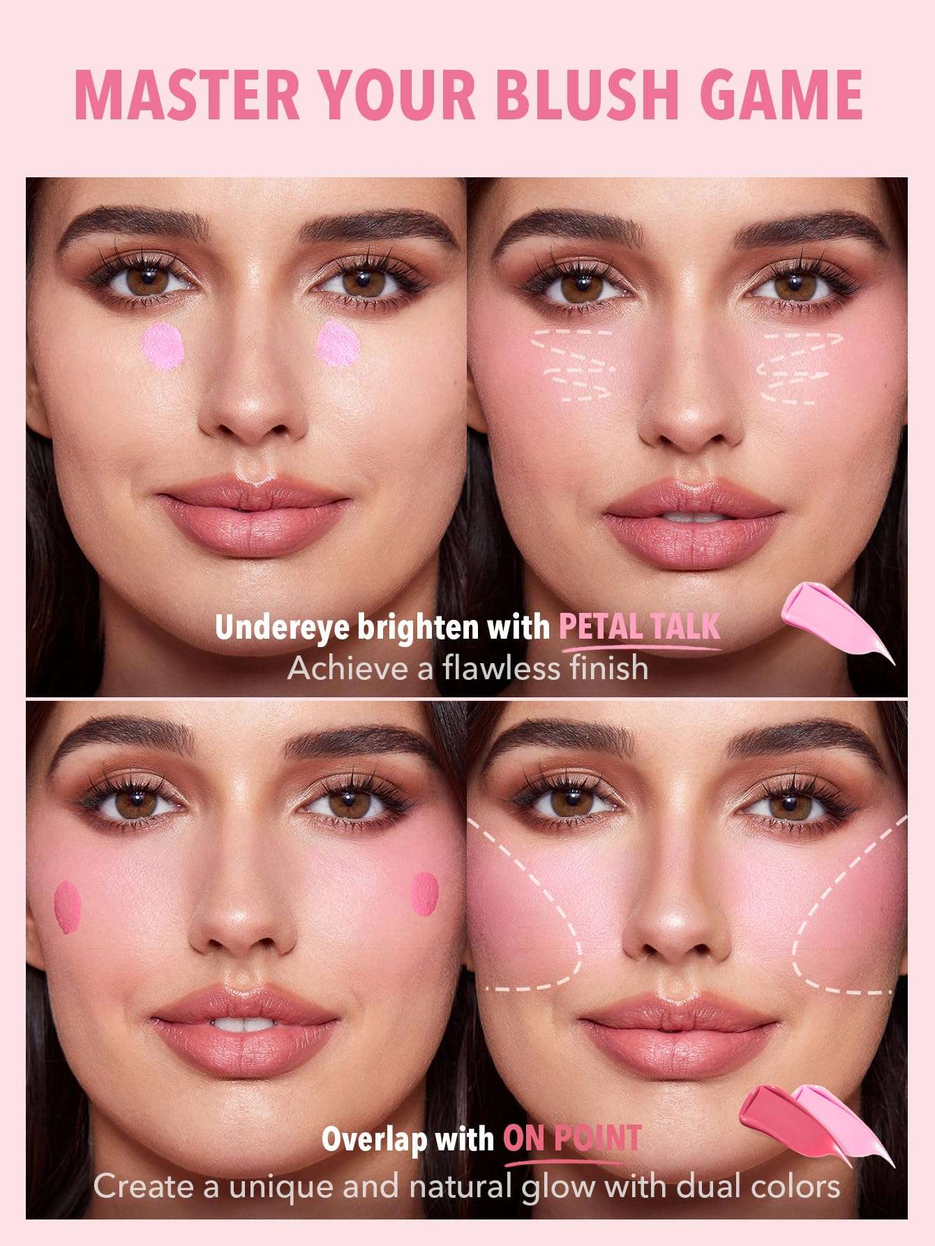 SHEGLAM Color Bloom Liquid Blush Makeup for Cheeks Matte Finish - Petal Talk - Image 2