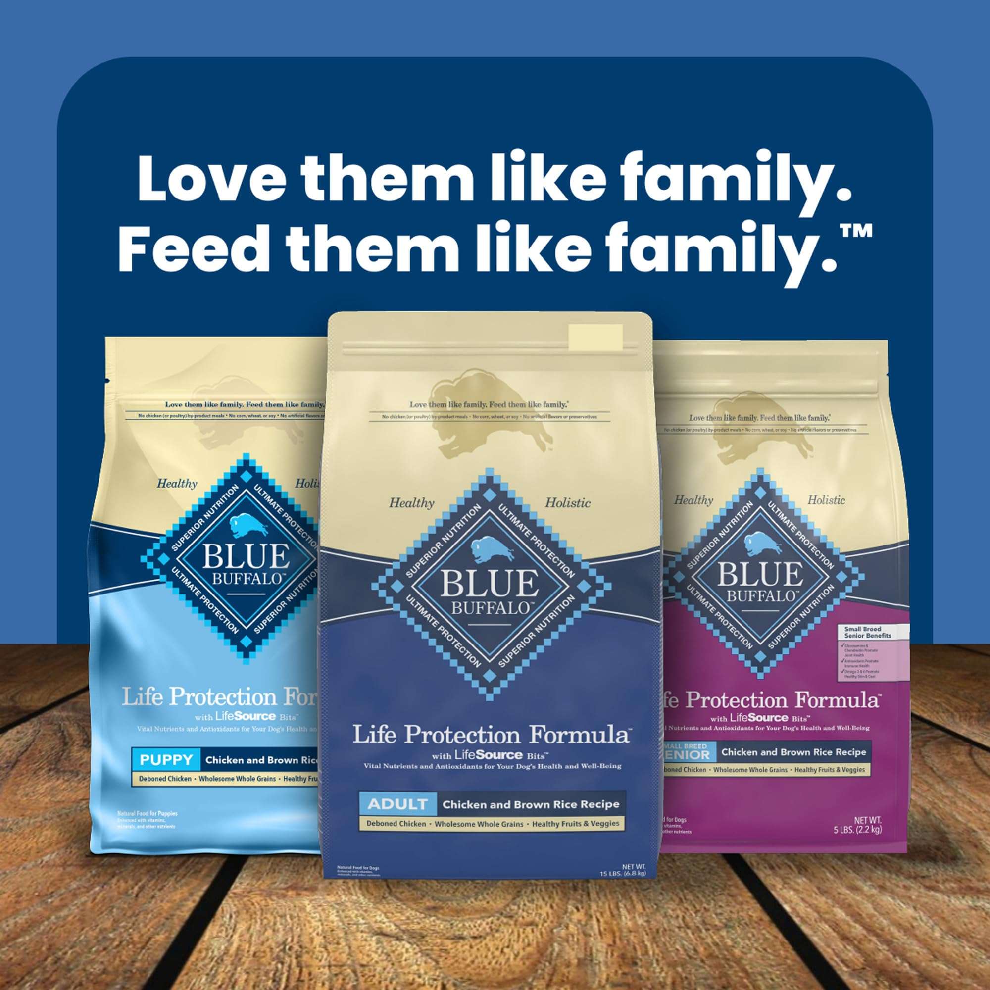 Blue Buffalo Life Protection Formula Natural Adult Dry Dog Food, Chicken and Brown Rice 5-lb Trial Size Bag - Image 10