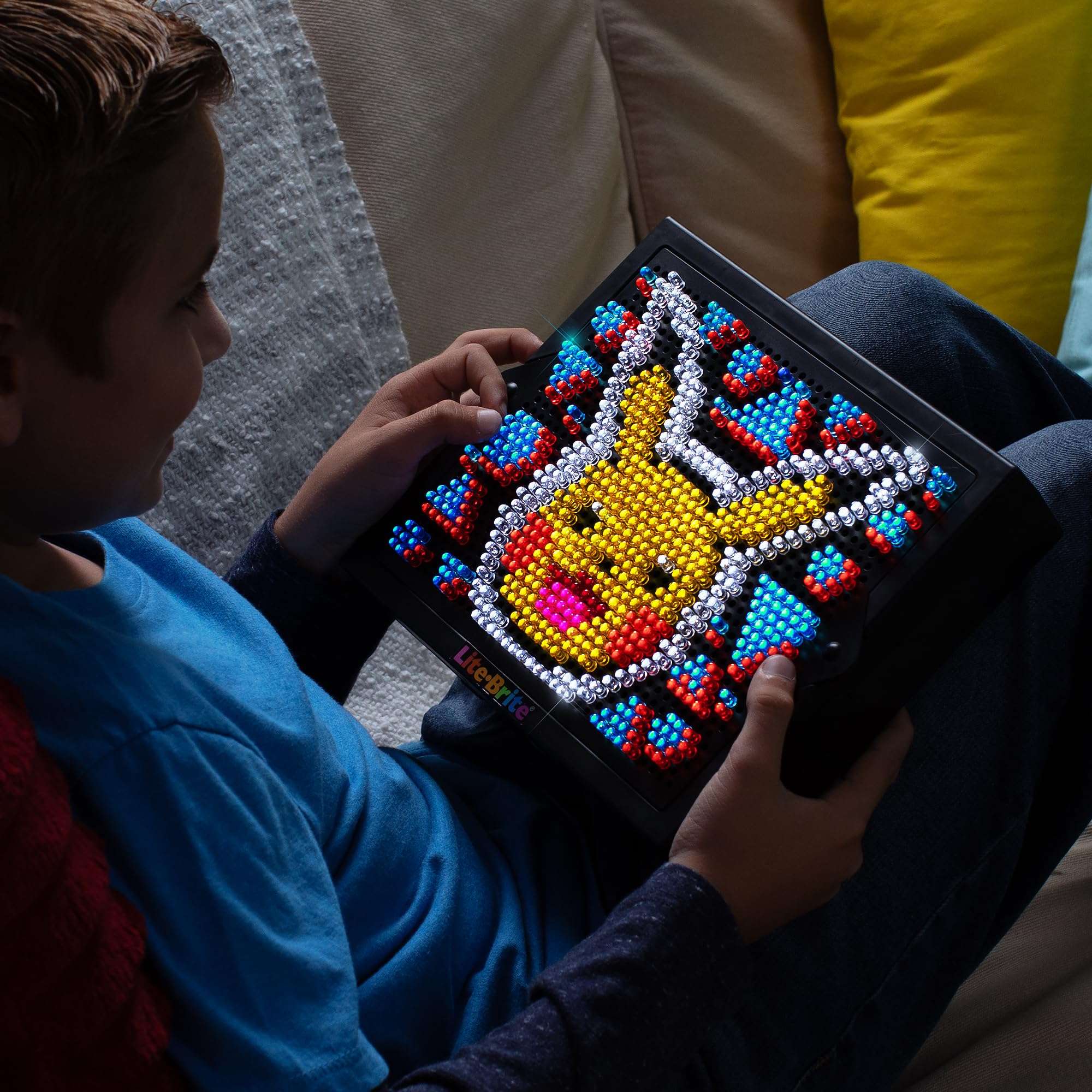 Lite Brite Super Bright HD, Pokemon Edition - Creative Retro Light-Up Screen – Educational Play for Children, Enhances Creativity, Gift for Boys and Girls Ages 6+ - Image 6
